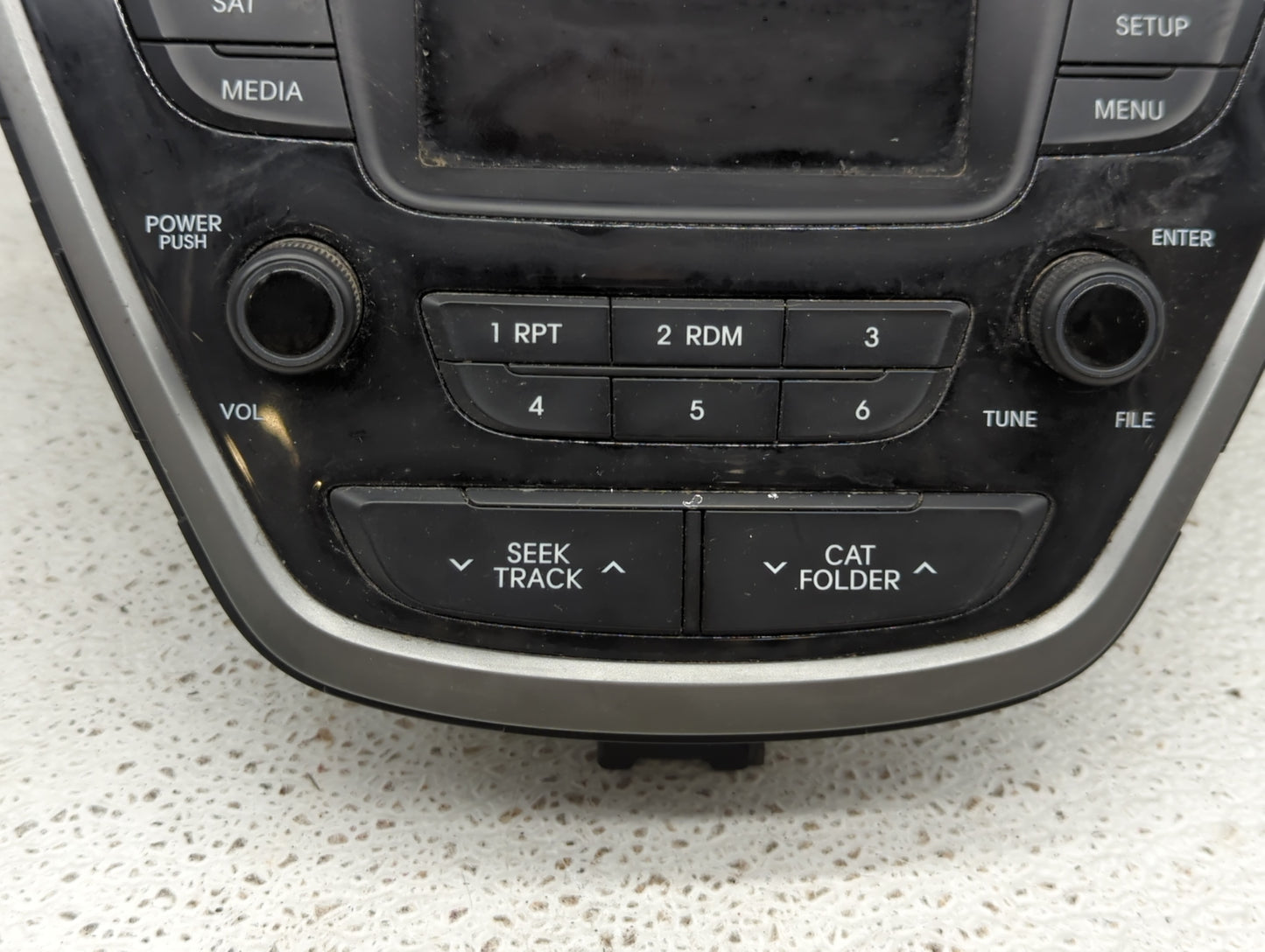 2014 Hyundai Elantra Radio AM FM Cd Player Receiver Replacement P/N:96170-3X156GU Fits OEM Used Auto Parts - Oemusedautopart