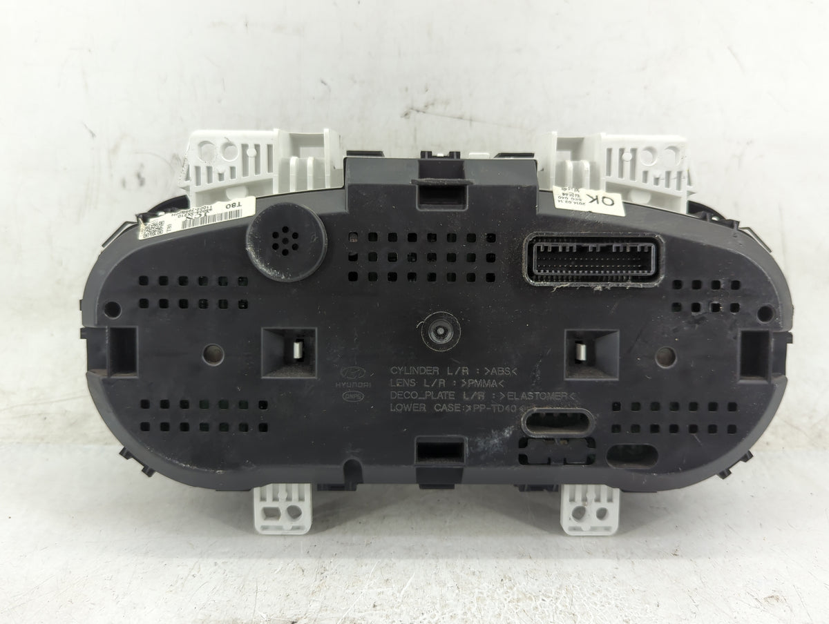 2014-2016 Hyundai Elantra Instrument Cluster Speedometer Gauges P/N:94004-3X210 Miles:124K Fits Fits 2014 2015 2016 OEM Used