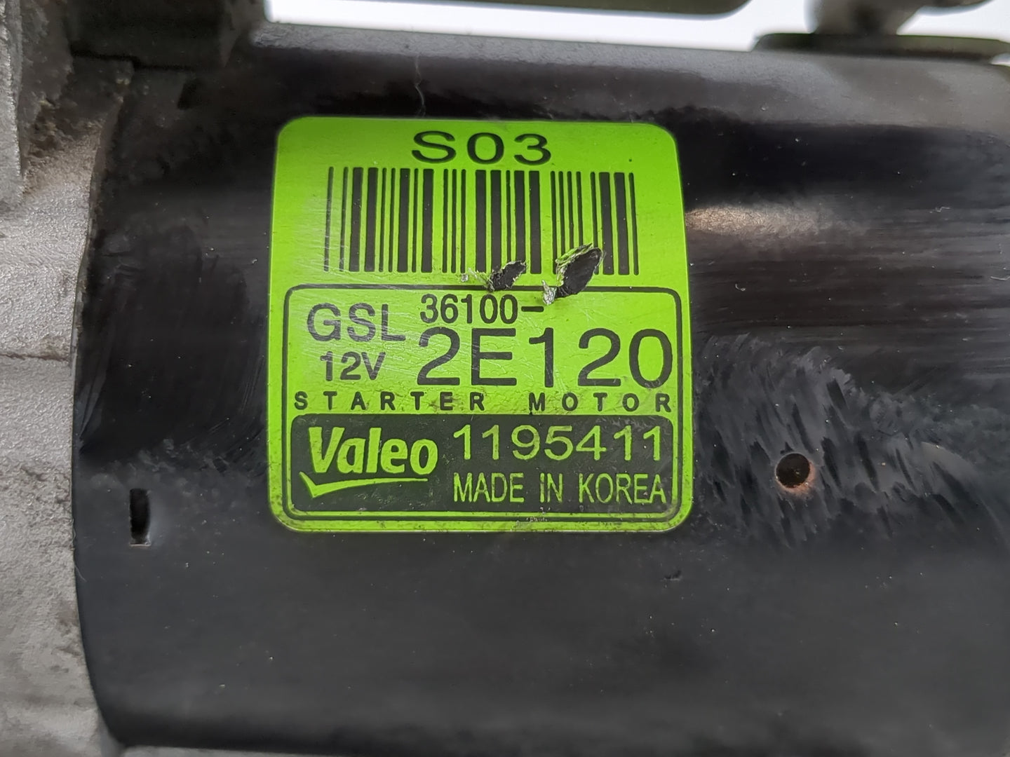 2013-2020 Hyundai Elantra Car Starter Motor Solenoid OEM P/N:36100-2E120 Fits Fits 2013 2014 2016 2017 2018 2019 2020 2021 2