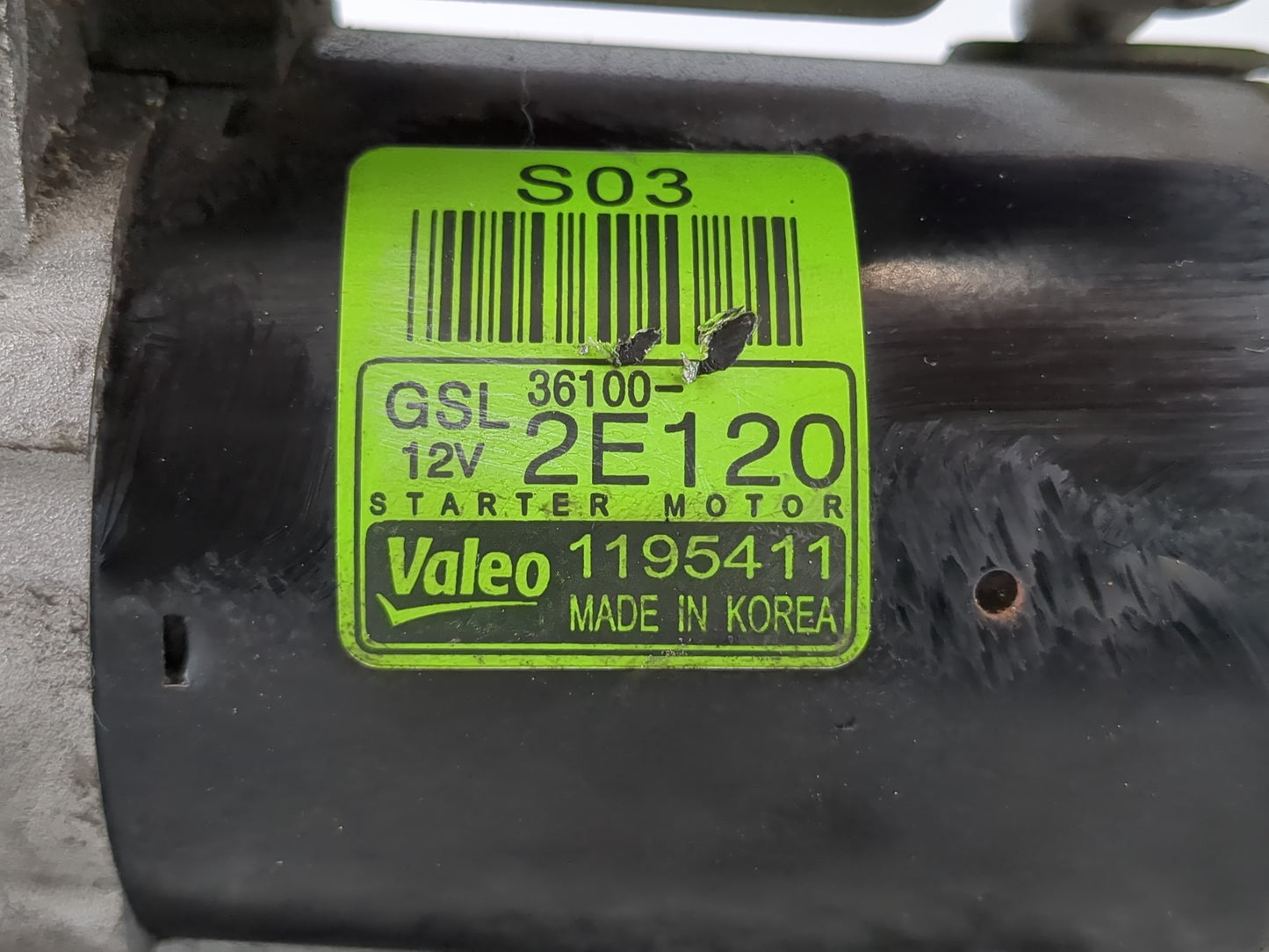2013-2020 Hyundai Elantra Car Starter Motor Solenoid OEM P/N:36100-2E120 Fits Fits 2013 2014 2016 2017 2018 2019 2020 2021 2