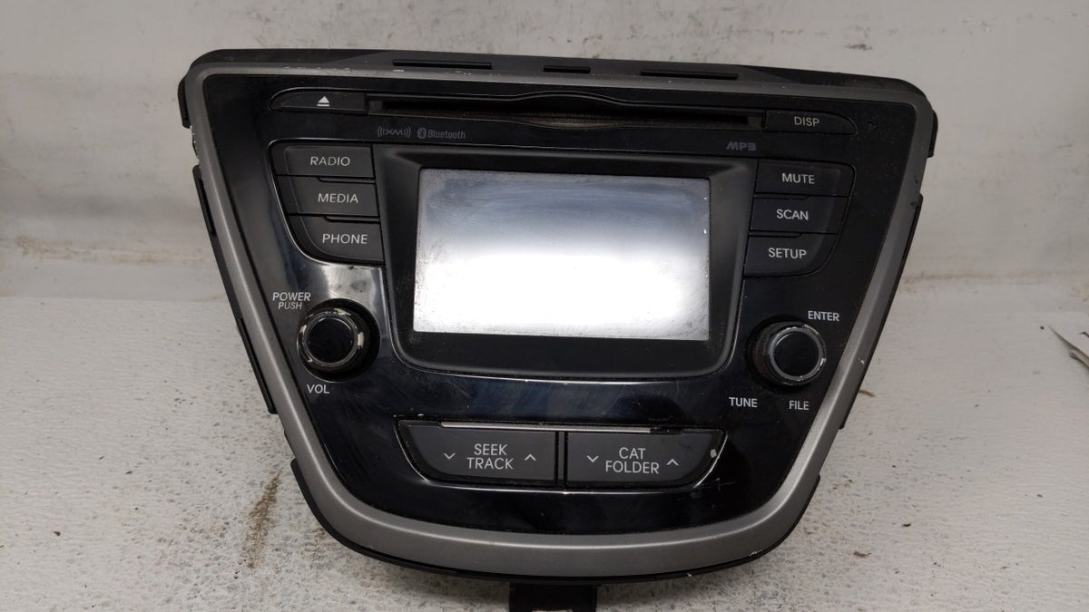 2014-2015 Hyundai Elantra Am Fm Cd Player Radio Receiver 110106 - Oemusedautoparts1.com