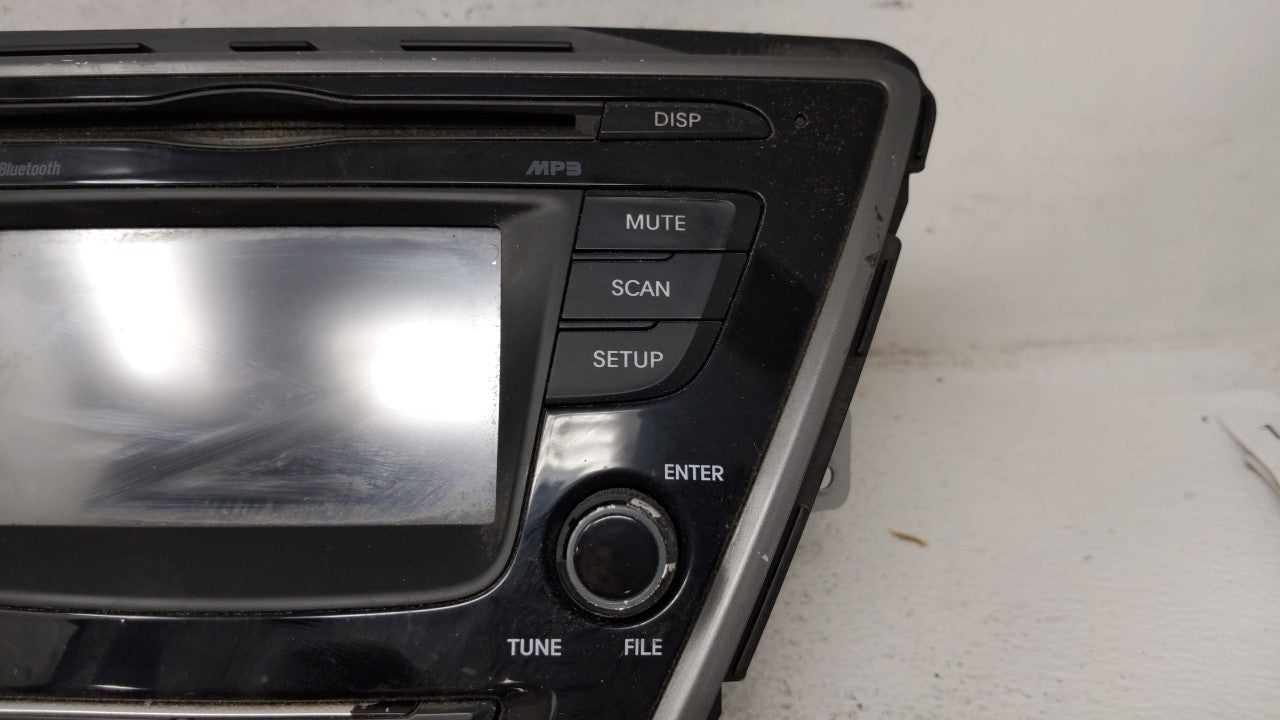 2014-2015 Hyundai Elantra Am Fm Cd Player Radio Receiver - Oemusedautoparts1.com
