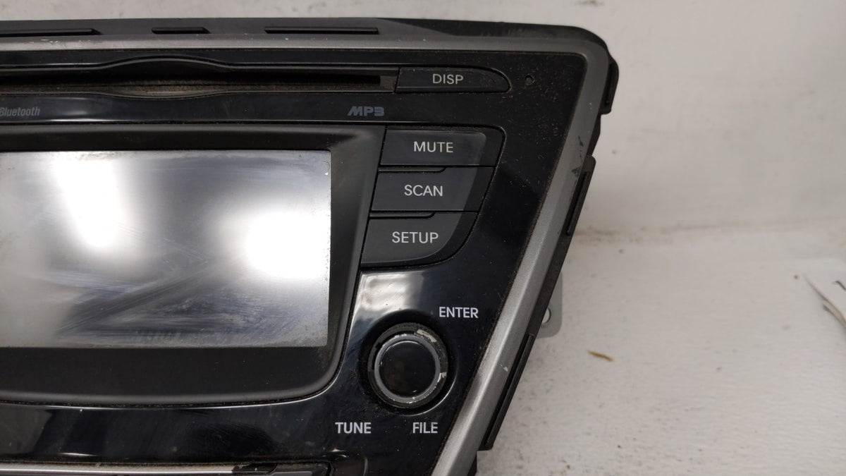 2014-2015 Hyundai Elantra Am Fm Cd Player Radio Receiver 110106 - Oemusedautoparts1.com