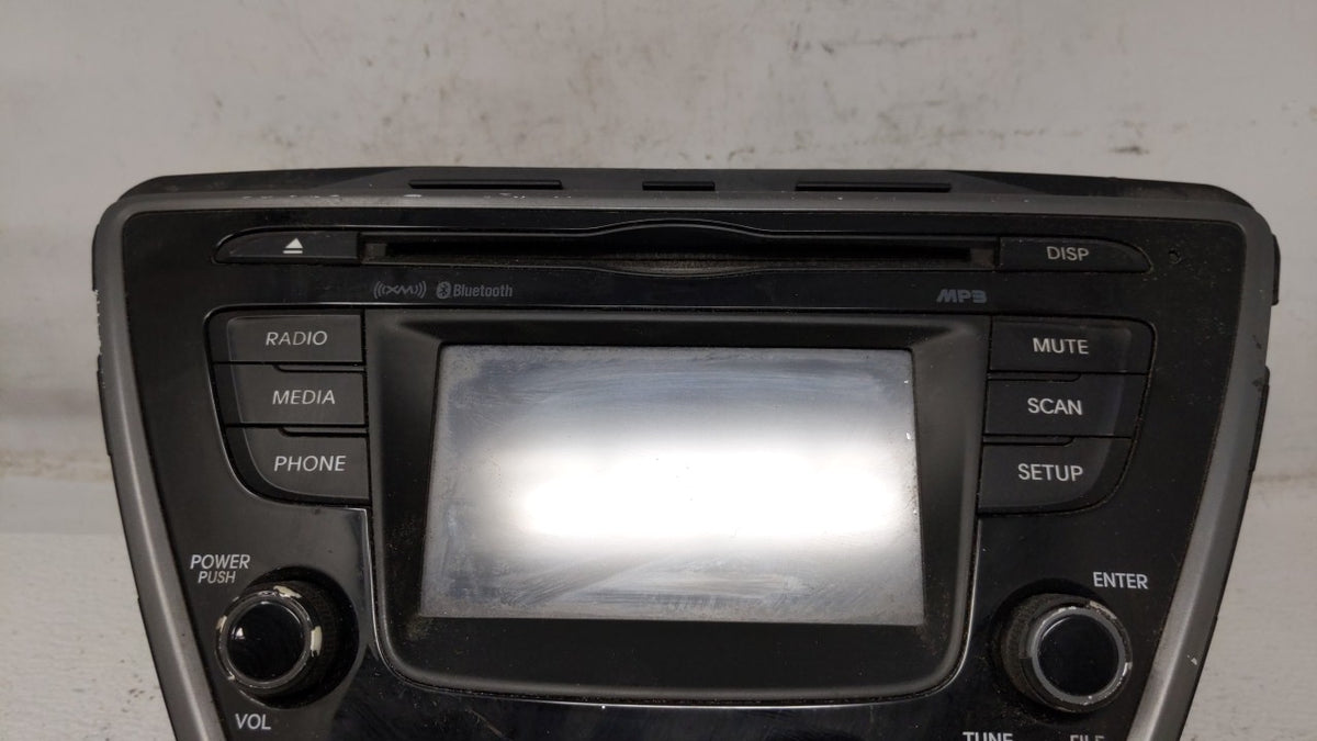 2014-2015 Hyundai Elantra Am Fm Cd Player Radio Receiver 110106 - Oemusedautoparts1.com
