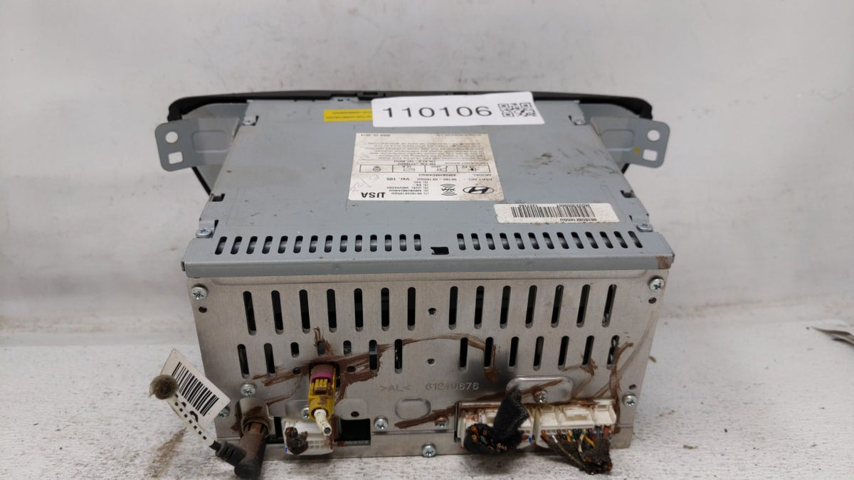 2014-2015 Hyundai Elantra Am Fm Cd Player Radio Receiver 110106 - Oemusedautoparts1.com
