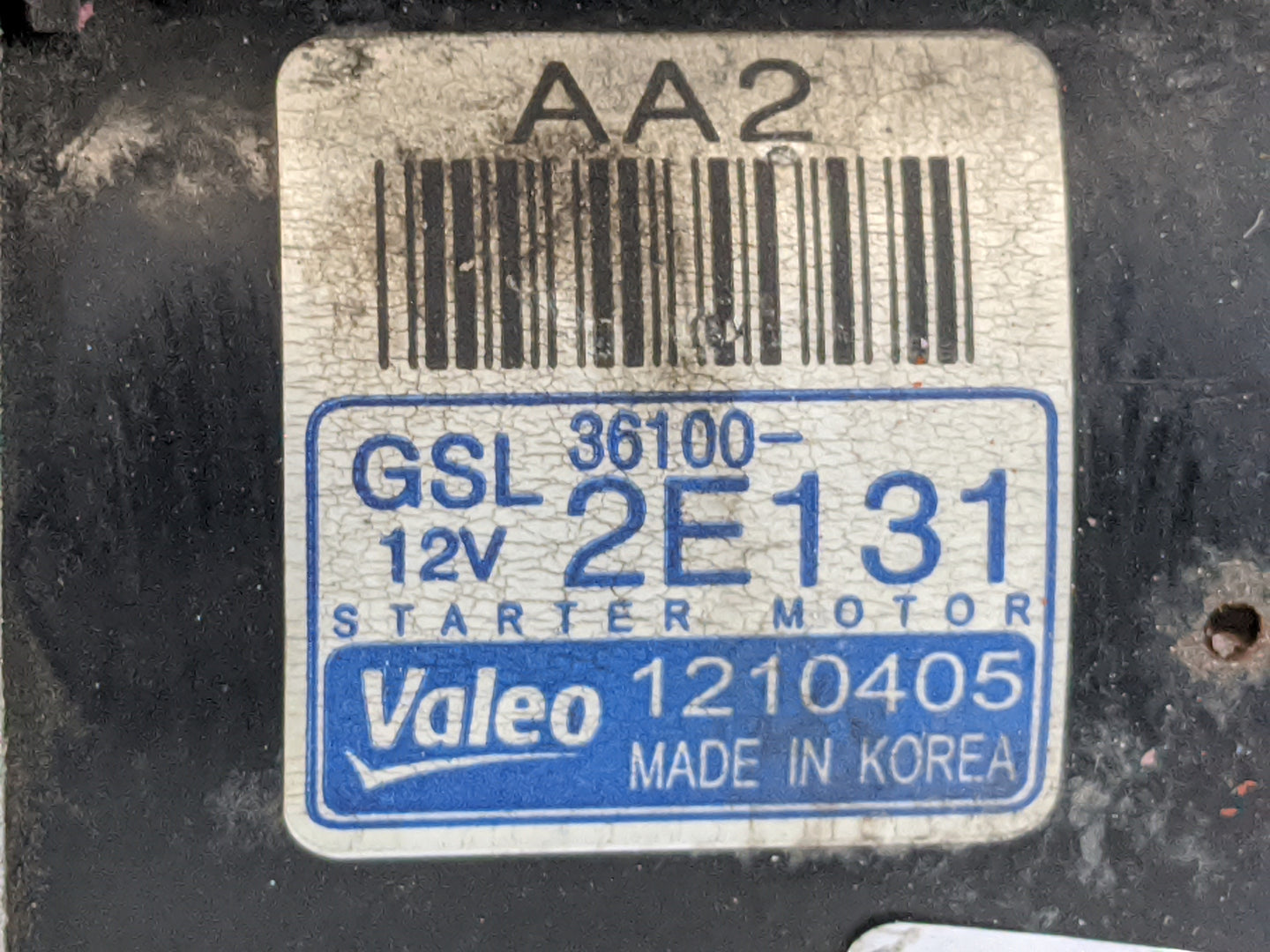 2013-2020 Hyundai Elantra Car Starter Motor Solenoid OEM P/N:36100-2E131 Fits Fits 2013 2014 2016 2017 2018 2019 2020 2021 2