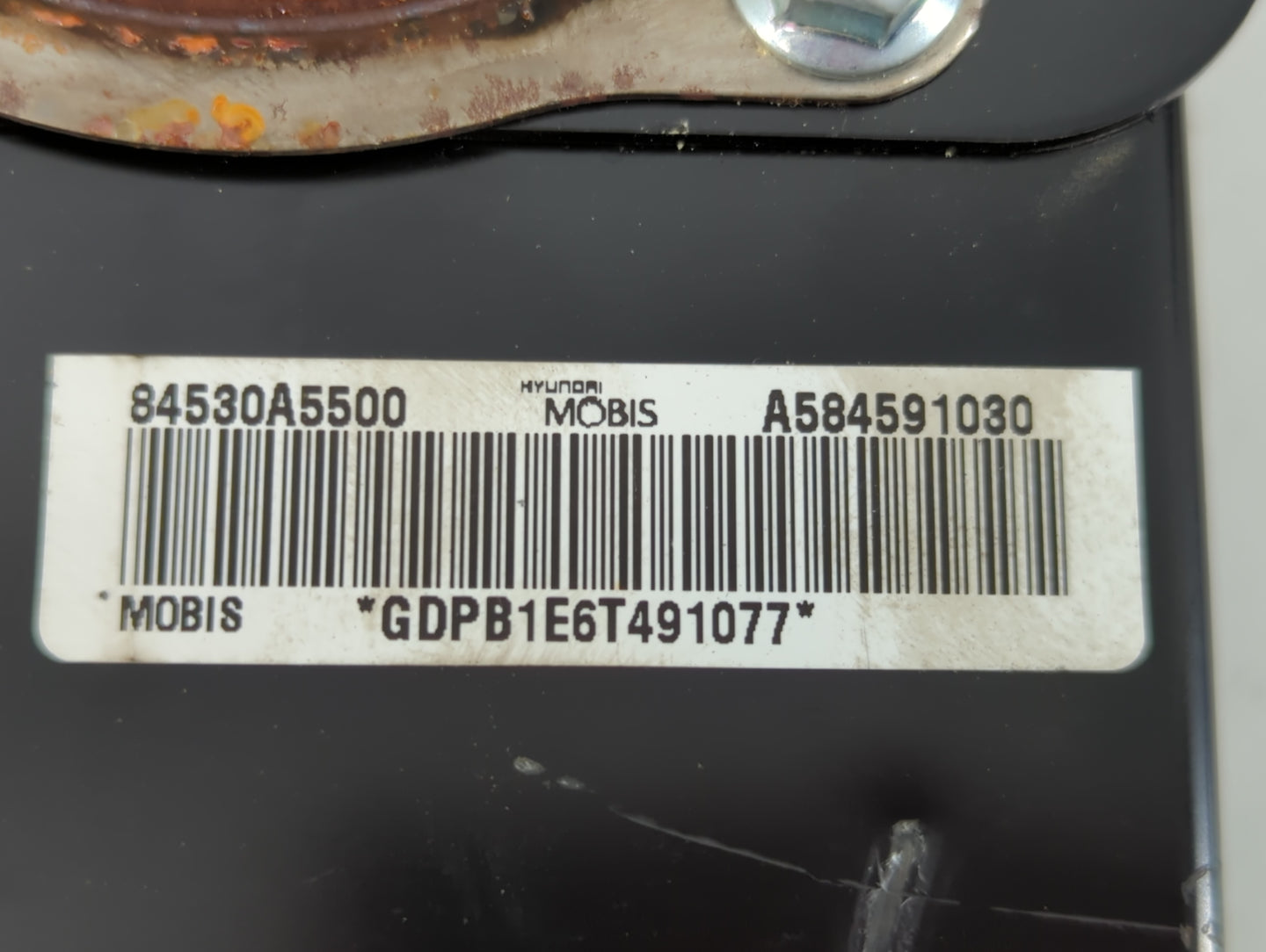 2016-2017 Hyundai Elantra Air Bag Passenger Right Dashboard OEM P/N:84530A5500 Fits Fits 2016 2017 OEM Used Auto Parts - Oem