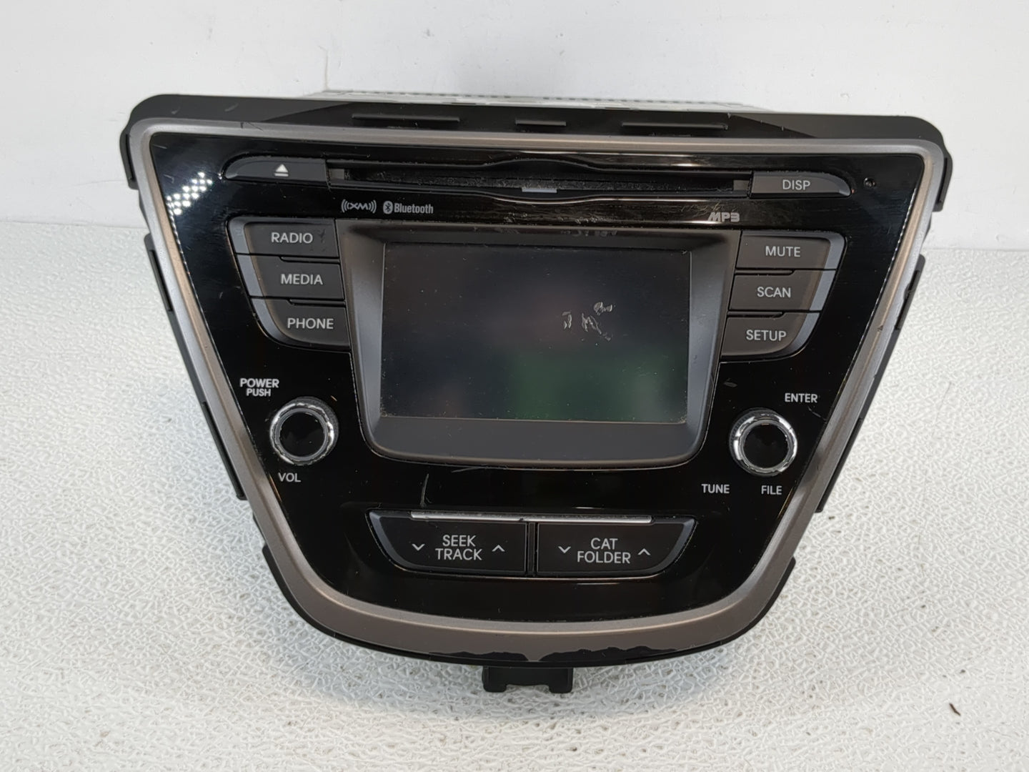 2014-2016 Hyundai Elantra Radio AM FM Cd Player Receiver Replacement P/N:96180-3X165GU Fits Fits 2014 2015 2016 OEM Used Aut