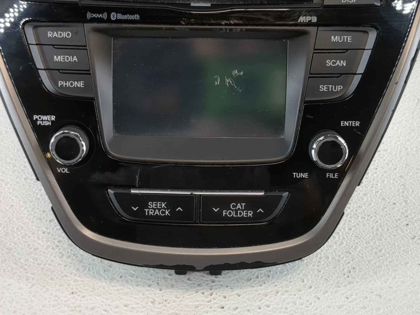 2014-2016 Hyundai Elantra Radio AM FM Cd Player Receiver Replacement P/N:96180-3X165GU Fits Fits 2014 2015 2016 OEM Used Aut