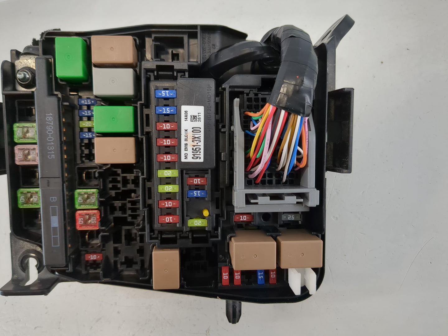 2014-2016 Hyundai Elantra Fusebox Fuse Box Panel Relay Module P/N:91266 3X030 Fits Fits 2014 2015 2016 OEM Used Auto Parts -