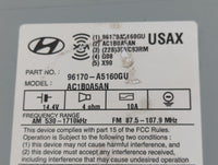 2013-2015 Hyundai Elantra Radio AM FM Cd Player Receiver Replacement P/N:96170-A5160GU Fits Fits 2013 2014 2015 OEM Used Aut