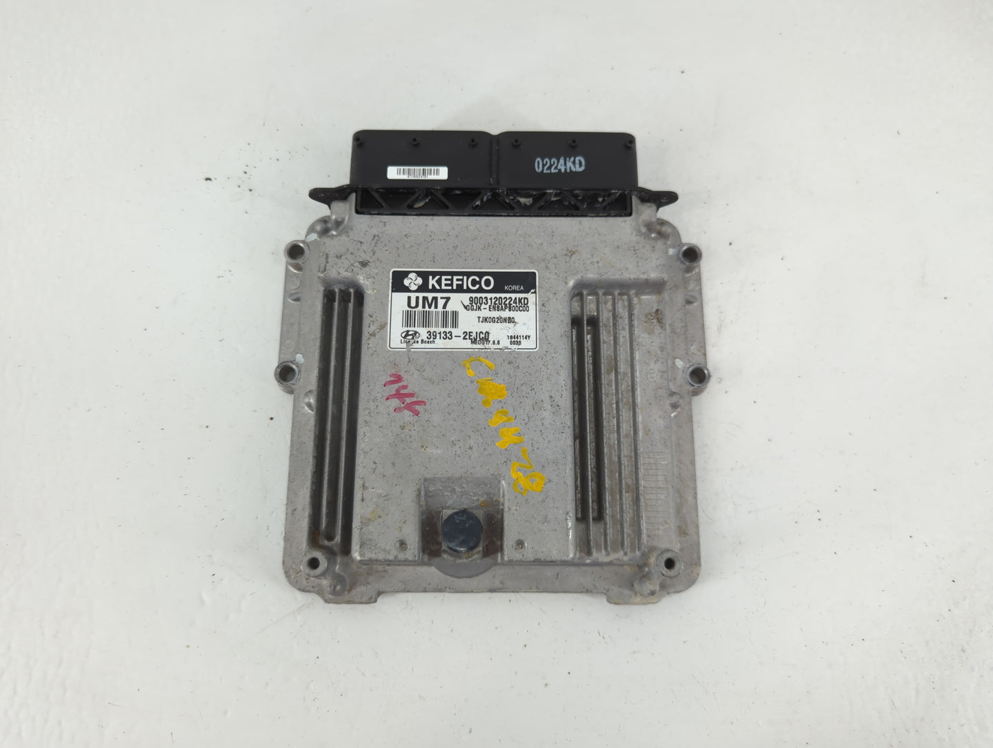 2014-2016 Hyundai Elantra PCM Engine Control Computer ECU ECM PCU OEM P/N:39133-2EJC0 Fits Fits 2014 2015 2016 OEM Used Auto