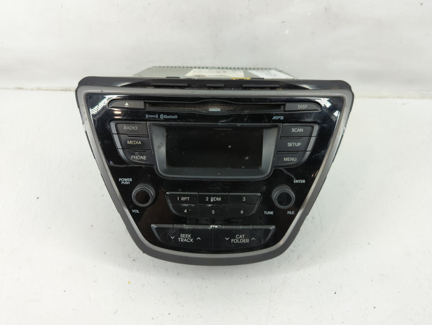2014-2016 Hyundai Elantra Radio AM FM Cd Player Receiver Replacement P/N:96170-3X166GU Fits Fits 2014 2015 2016 OEM Used Aut