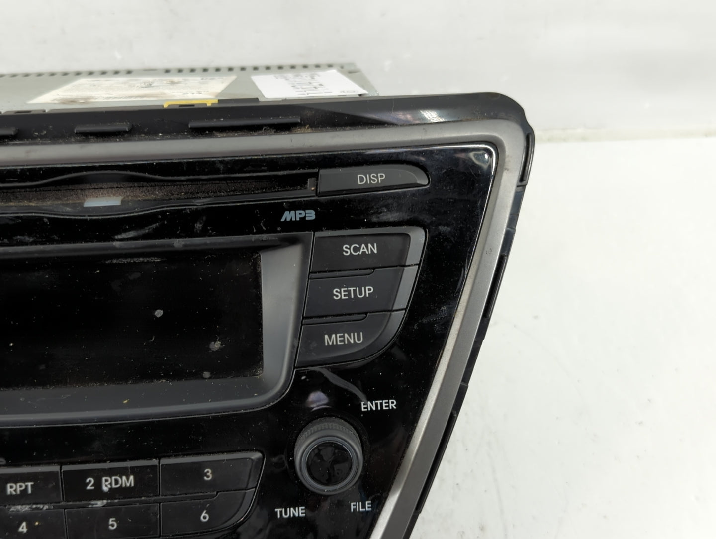 2014-2016 Hyundai Elantra Radio AM FM Cd Player Receiver Replacement P/N:96170-3X166GU Fits Fits 2014 2015 2016 OEM Used Aut