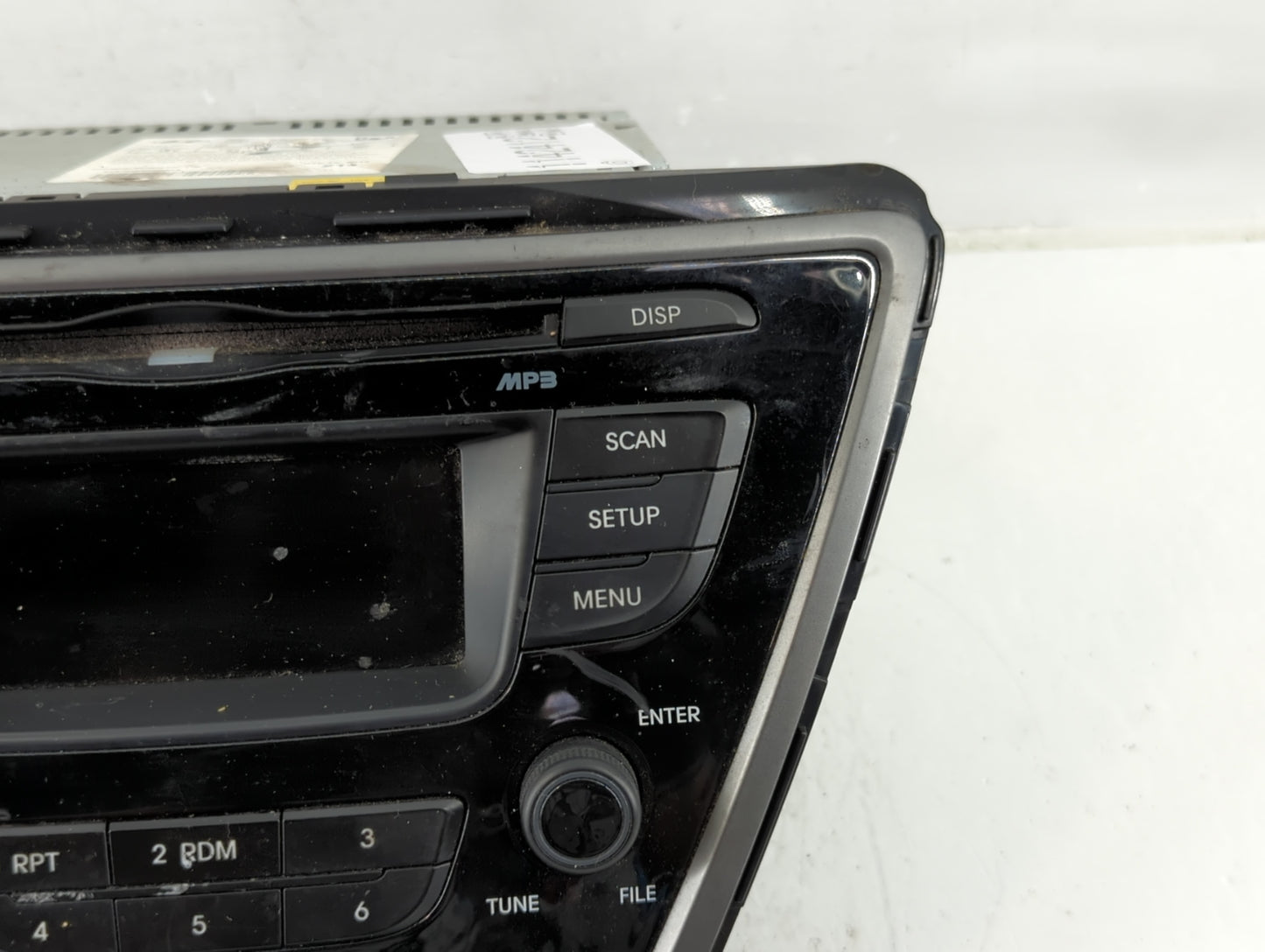 2014-2016 Hyundai Elantra Radio AM FM Cd Player Receiver Replacement P/N:96170-3X166GU Fits Fits 2014 2015 2016 OEM Used Aut