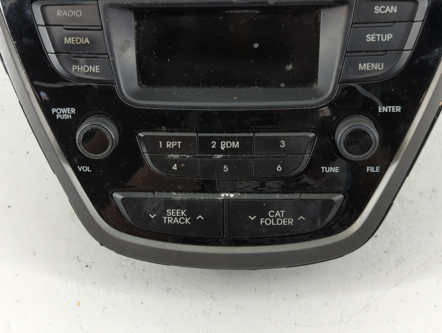 2014-2016 Hyundai Elantra Radio AM FM Cd Player Receiver Replacement P/N:96170-3X166GU Fits Fits 2014 2015 2016 OEM Used Aut