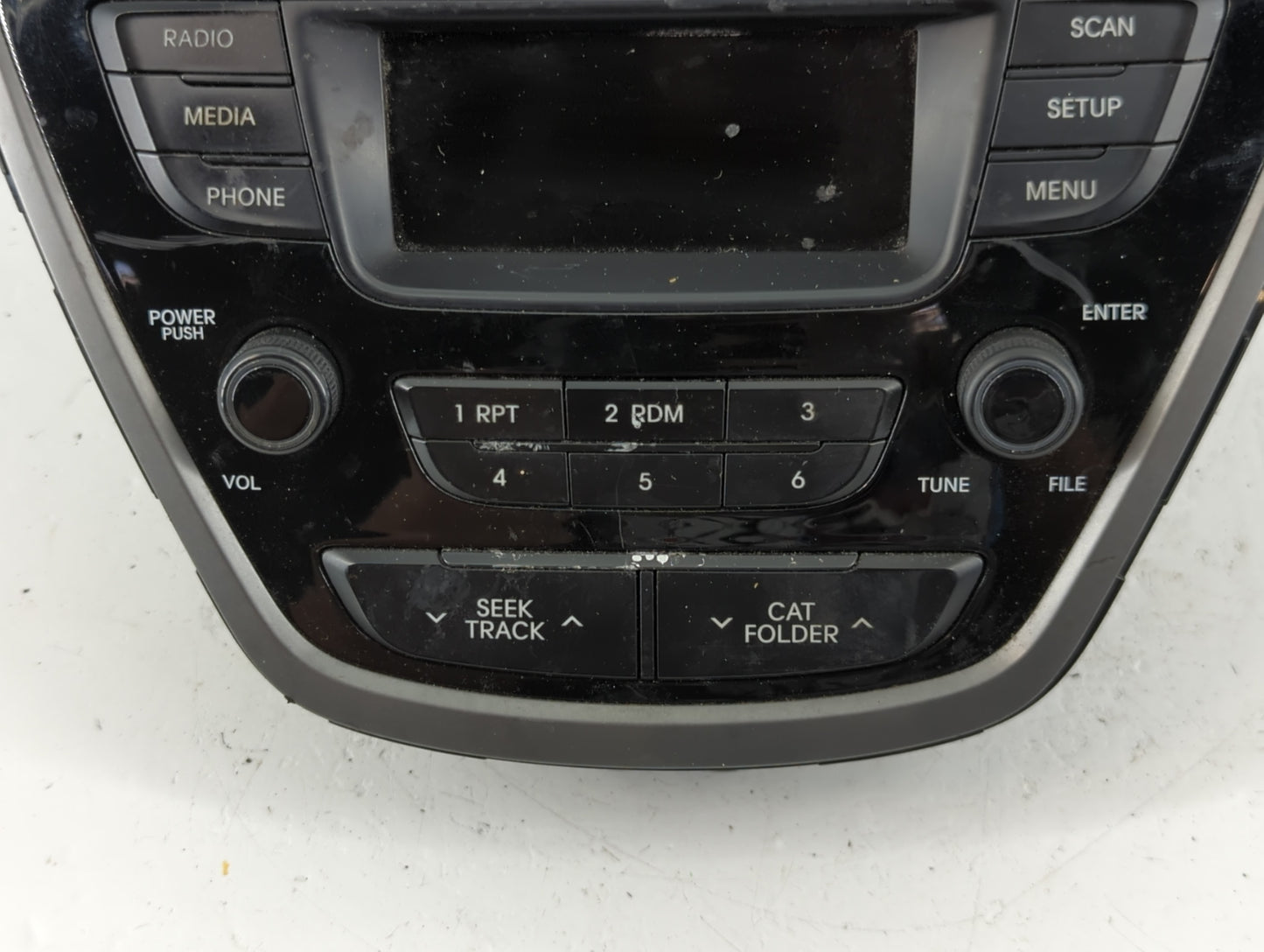 2014-2016 Hyundai Elantra Radio AM FM Cd Player Receiver Replacement P/N:96170-3X166GU Fits Fits 2014 2015 2016 OEM Used Aut
