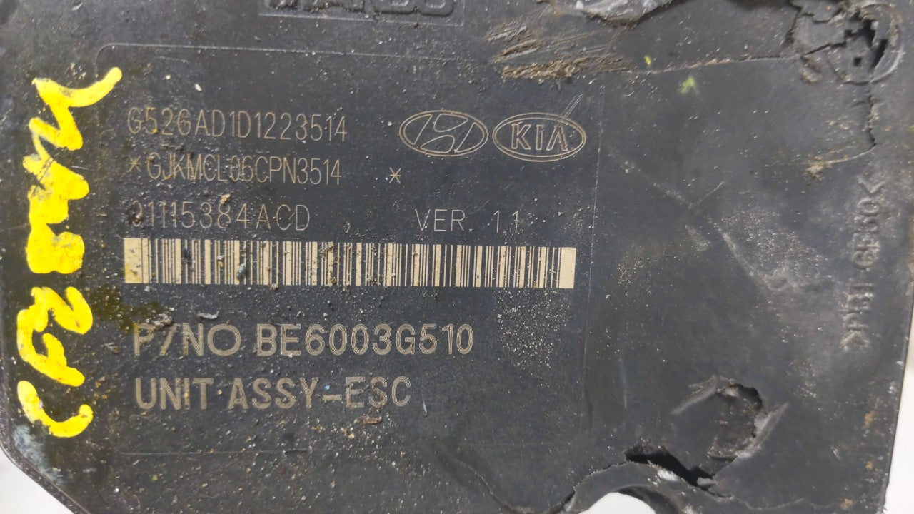 2014-2016 Hyundai Elantra ABS Pump Control Module Replacement P/N:58920-3X630 BE6003G510 Fits Fits 2014 2015 2016 OEM Used A