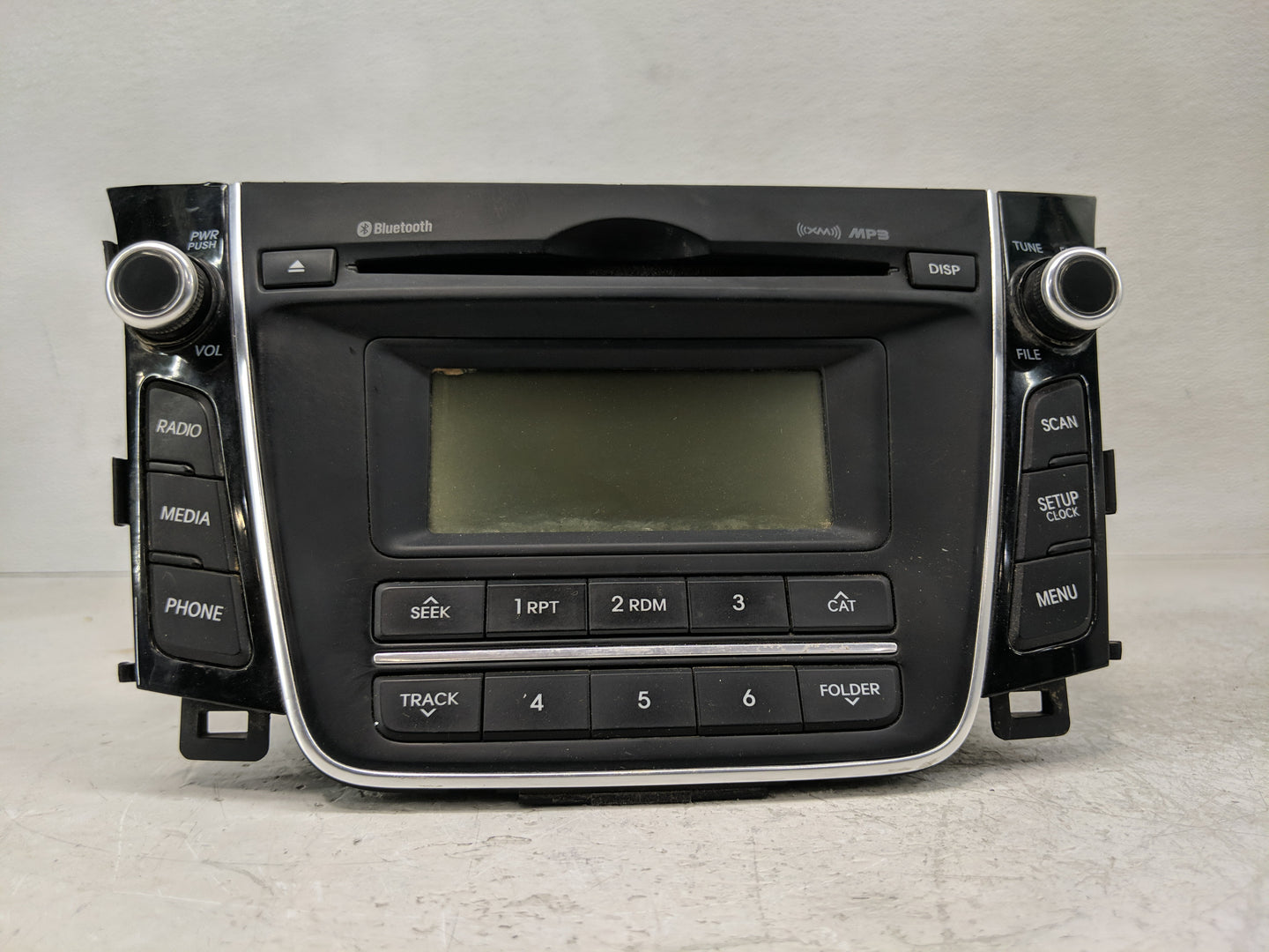 2013-2015 Hyundai Elantra Radio AM FM Cd Player Receiver Replacement P/N:96170-A5160GU Fits Fits 2013 2014 2015 OEM Used Aut