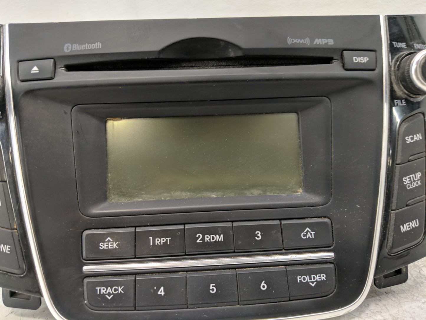 2013-2015 Hyundai Elantra Radio AM FM Cd Player Receiver Replacement P/N:96170-A5160GU Fits Fits 2013 2014 2015 OEM Used Aut