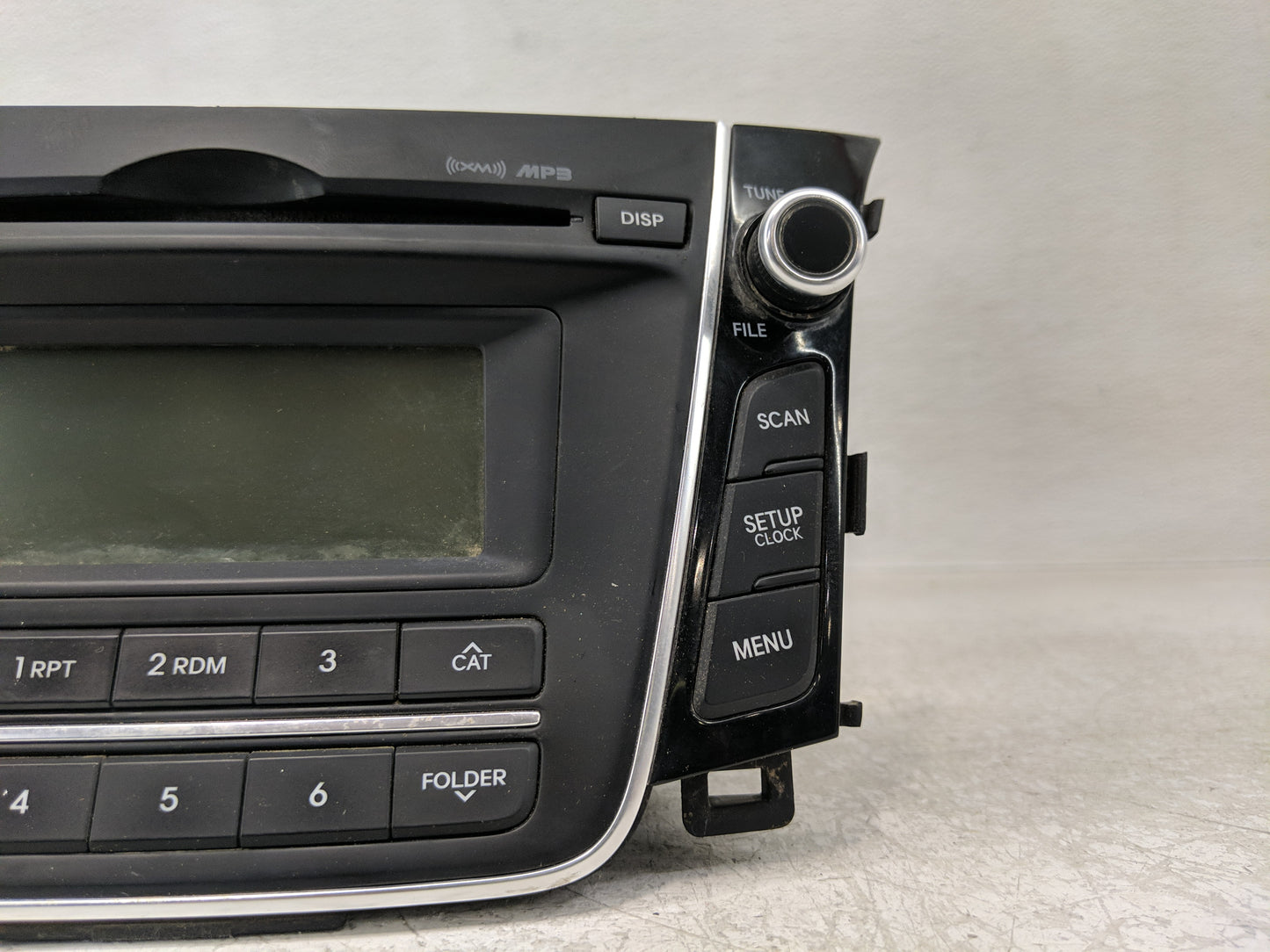 2013-2015 Hyundai Elantra Radio AM FM Cd Player Receiver Replacement P/N:96170-A5160GU Fits Fits 2013 2014 2015 OEM Used Aut