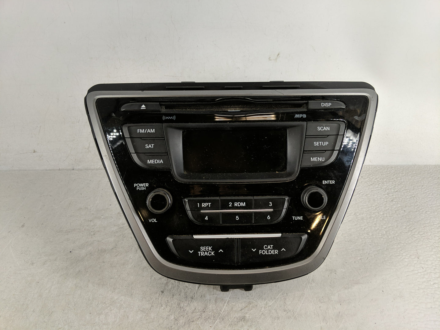 2014-2016 Hyundai Elantra Radio AM FM Cd Player Receiver Replacement P/N:96170-3X156GU Fits Fits 2014 2015 2016 OEM Used Aut