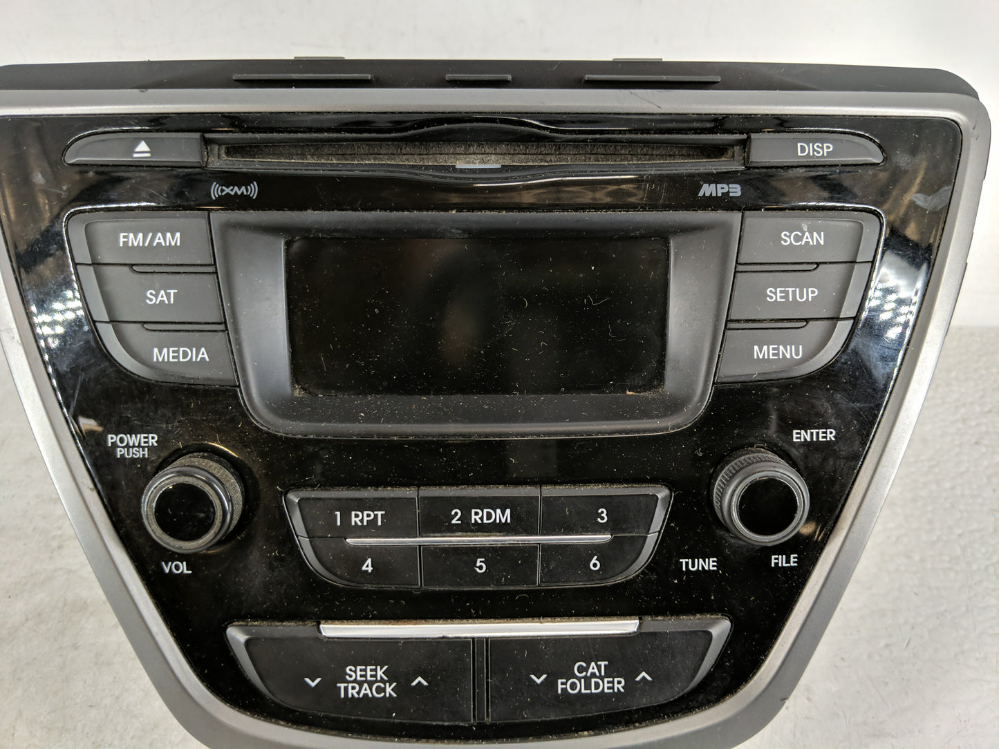 2014-2016 Hyundai Elantra Radio AM FM Cd Player Receiver Replacement P/N:96170-3X156GU Fits Fits 2014 2015 2016 OEM Used Aut
