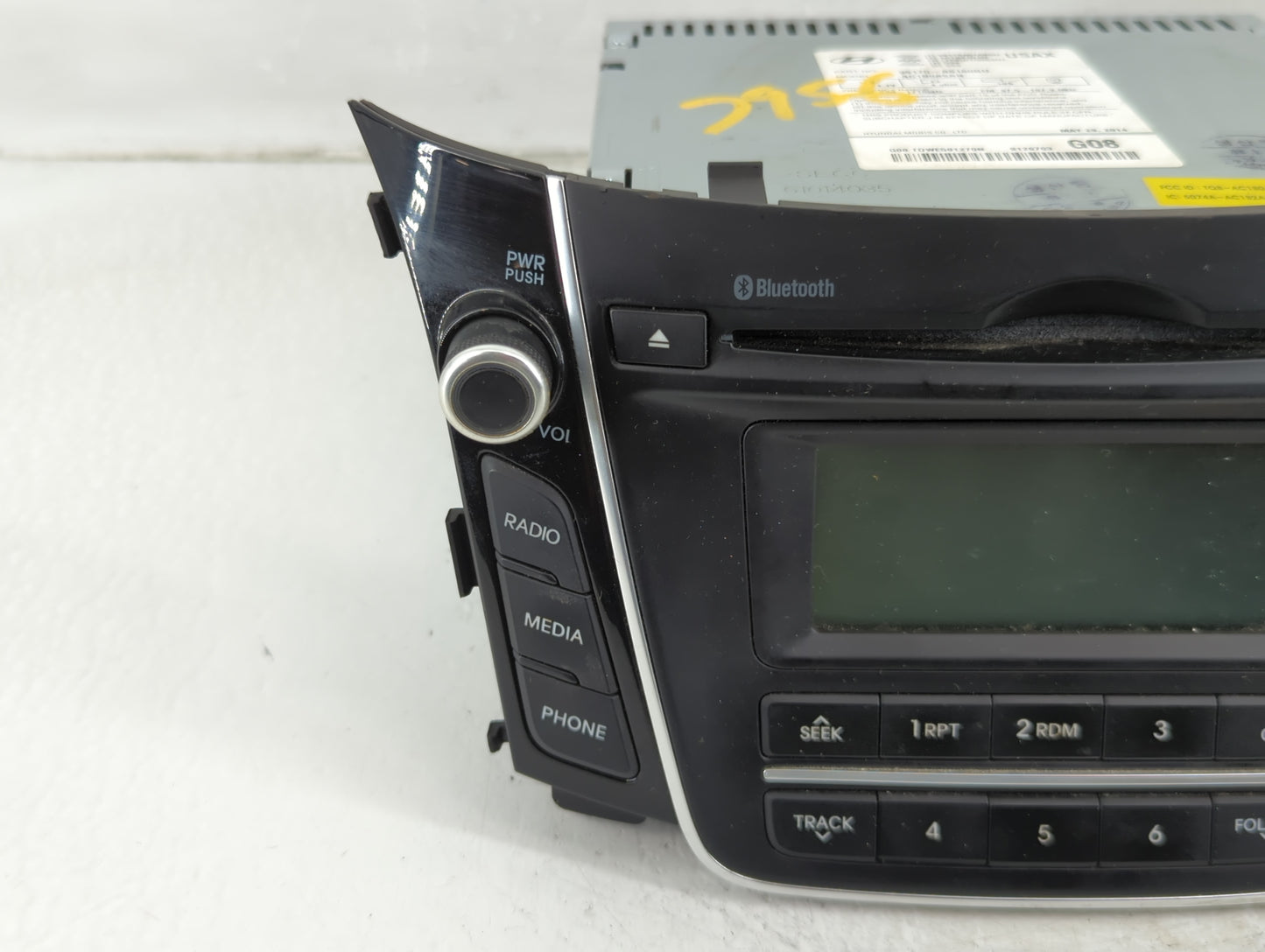 2014-2015 Hyundai Elantra Radio AM FM Cd Player Receiver Replacement P/N:96170-A5160GU Fits Fits 2014 2015 OEM Used Auto Par