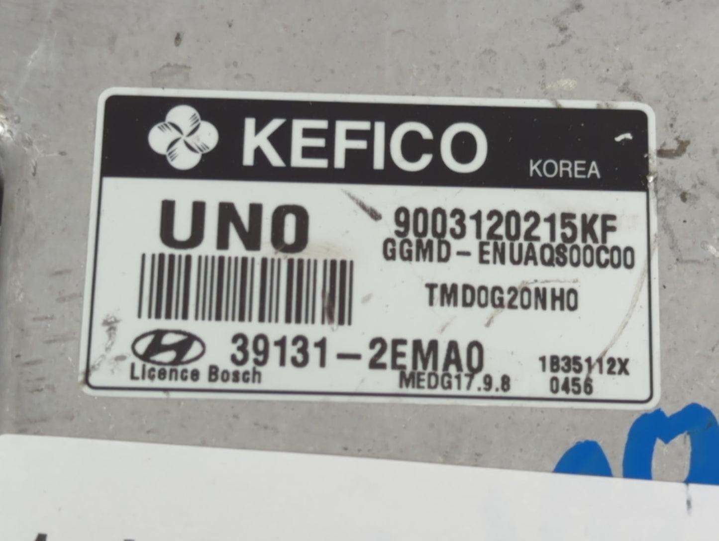 2014-2016 Hyundai Elantra PCM Engine Control Computer ECU ECM PCU OEM P/N:39131-2EMA0 Fits Fits 2014 2015 2016 OEM Used Auto