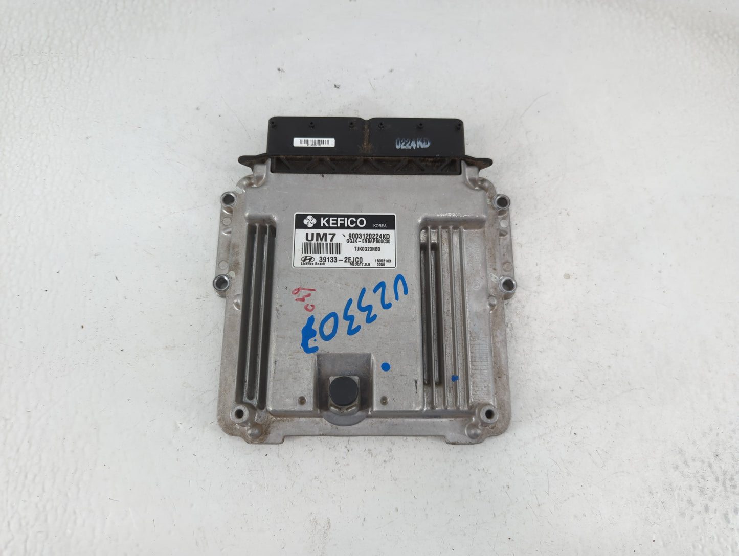 2014 Hyundai Elantra PCM Engine Control Computer ECU ECM PCU OEM P/N:39133-2EJC0 Fits OEM Used Auto Parts - Oemusedautoparts