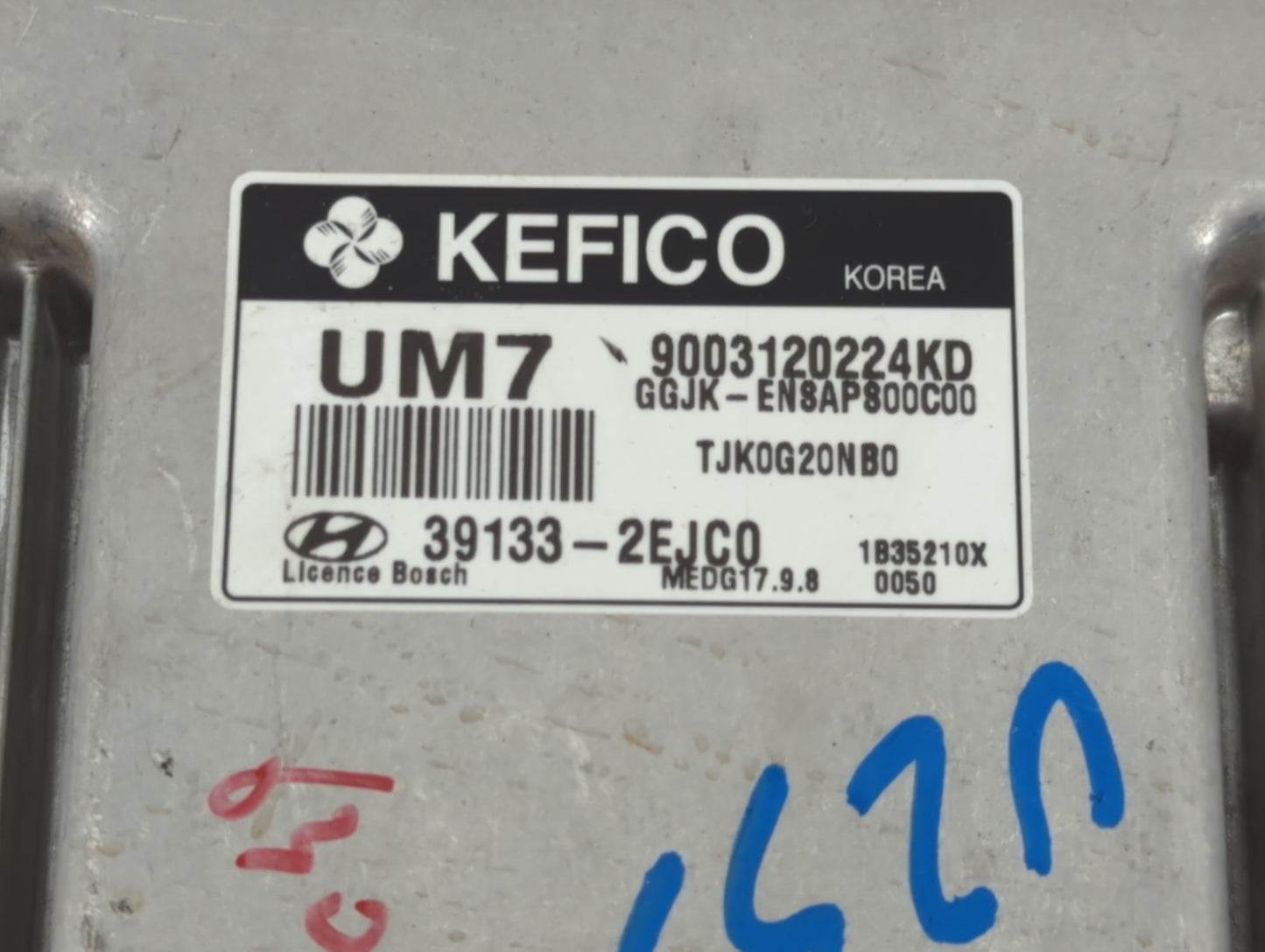 2014 Hyundai Elantra PCM Engine Control Computer ECU ECM PCU OEM P/N:39133-2EJC0 Fits OEM Used Auto Parts - Oemusedautoparts
