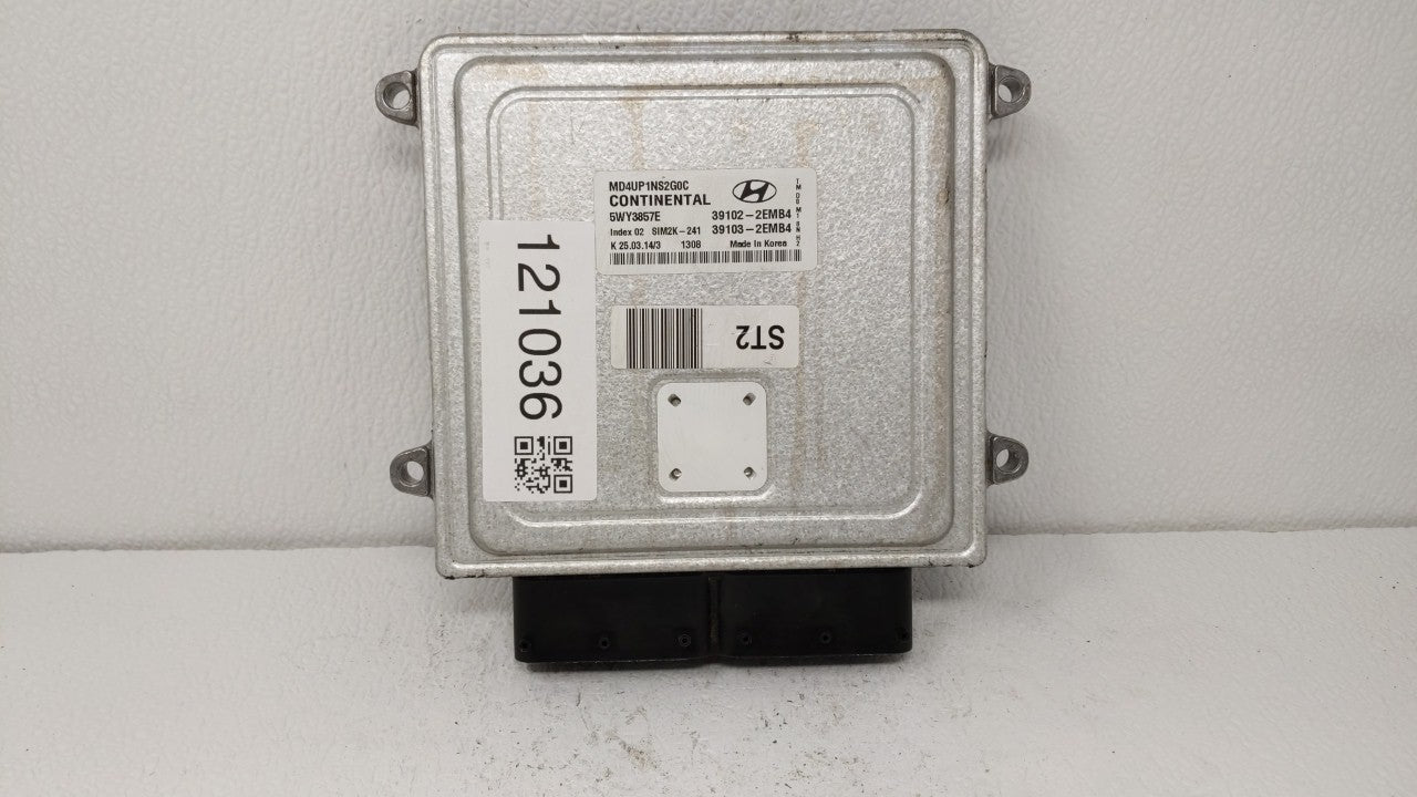 2014-2016 Hyundai Elantra PCM Engine Control Computer ECU ECM PCU OEM P/N:39102-2EMB5 39103-2EMB5 Fits Fits 2014 2015 2016 O