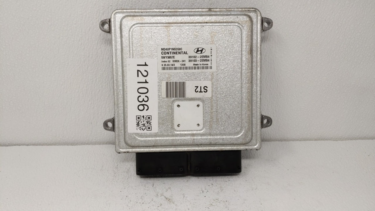 2014-2016 Hyundai Elantra PCM Engine Control Computer ECU ECM PCU OEM P/N:39102-2EMB5 39103-2EMB5, 39102-2EMB4 Fits 2014 201
