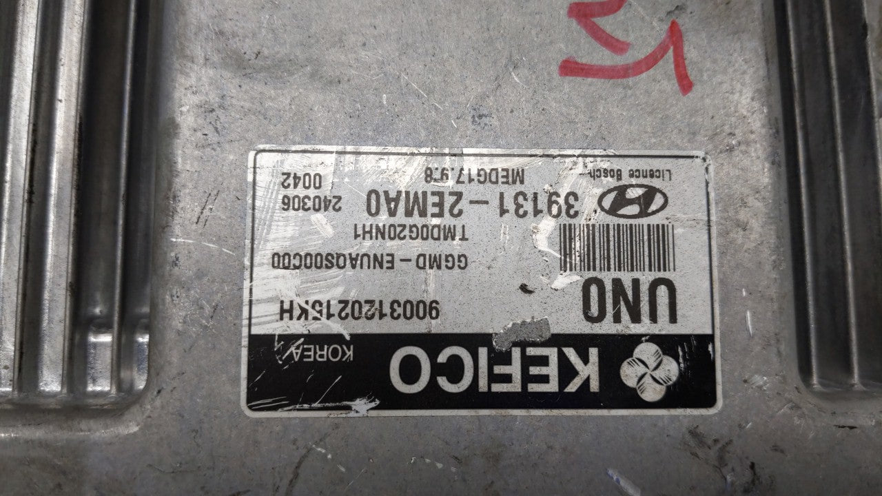 2014-2016 Hyundai Elantra PCM Engine Control Computer ECU ECM PCU OEM P/N:39131-2EMA2 39102-2EML4 Fits Fits 2014 2015 2016 O