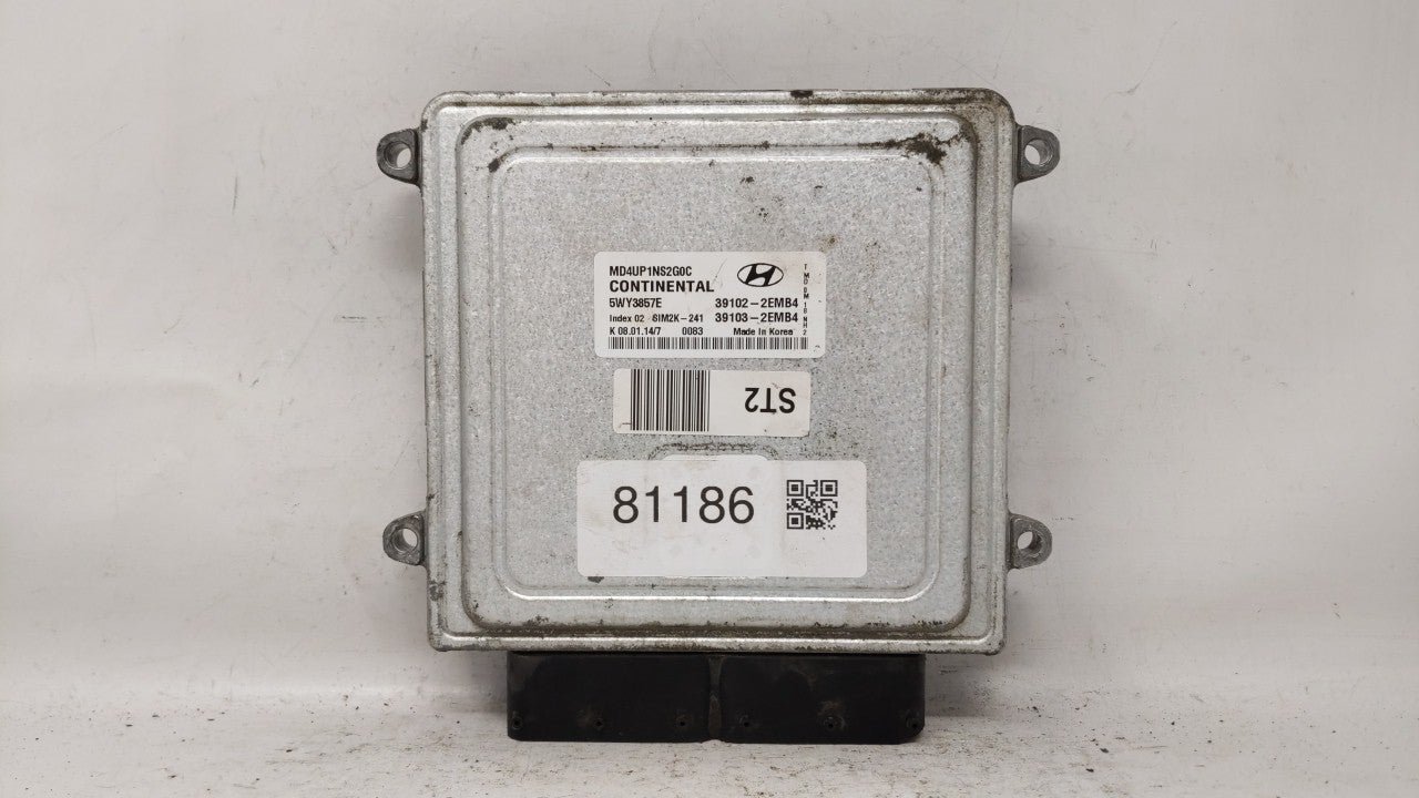 2014-2016 Hyundai Elantra PCM Engine Control Computer ECU ECM PCU OEM P/N:39102-2EMB6 39103-2EMB6 Fits Fits 2014 2015 2016 O