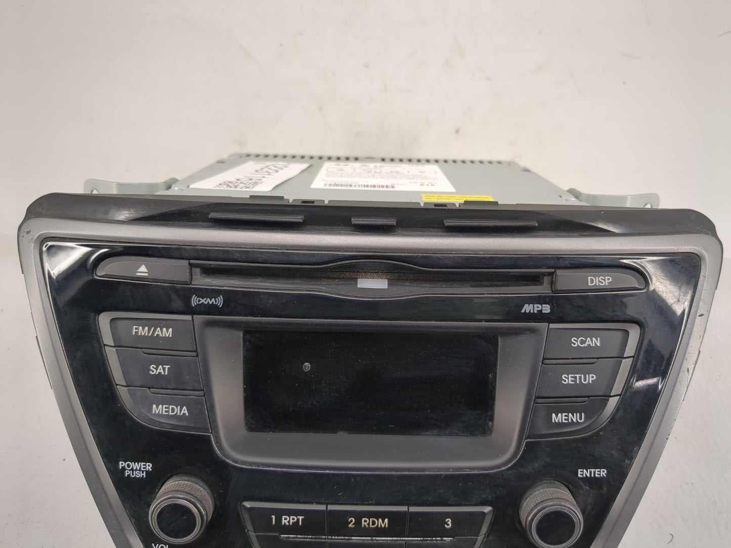2014-2016 Hyundai Elantra Radio AM FM Cd Player Receiver Replacement P/N:96170-3X156GU Fits Fits 2014 2015 2016 OEM Used Aut