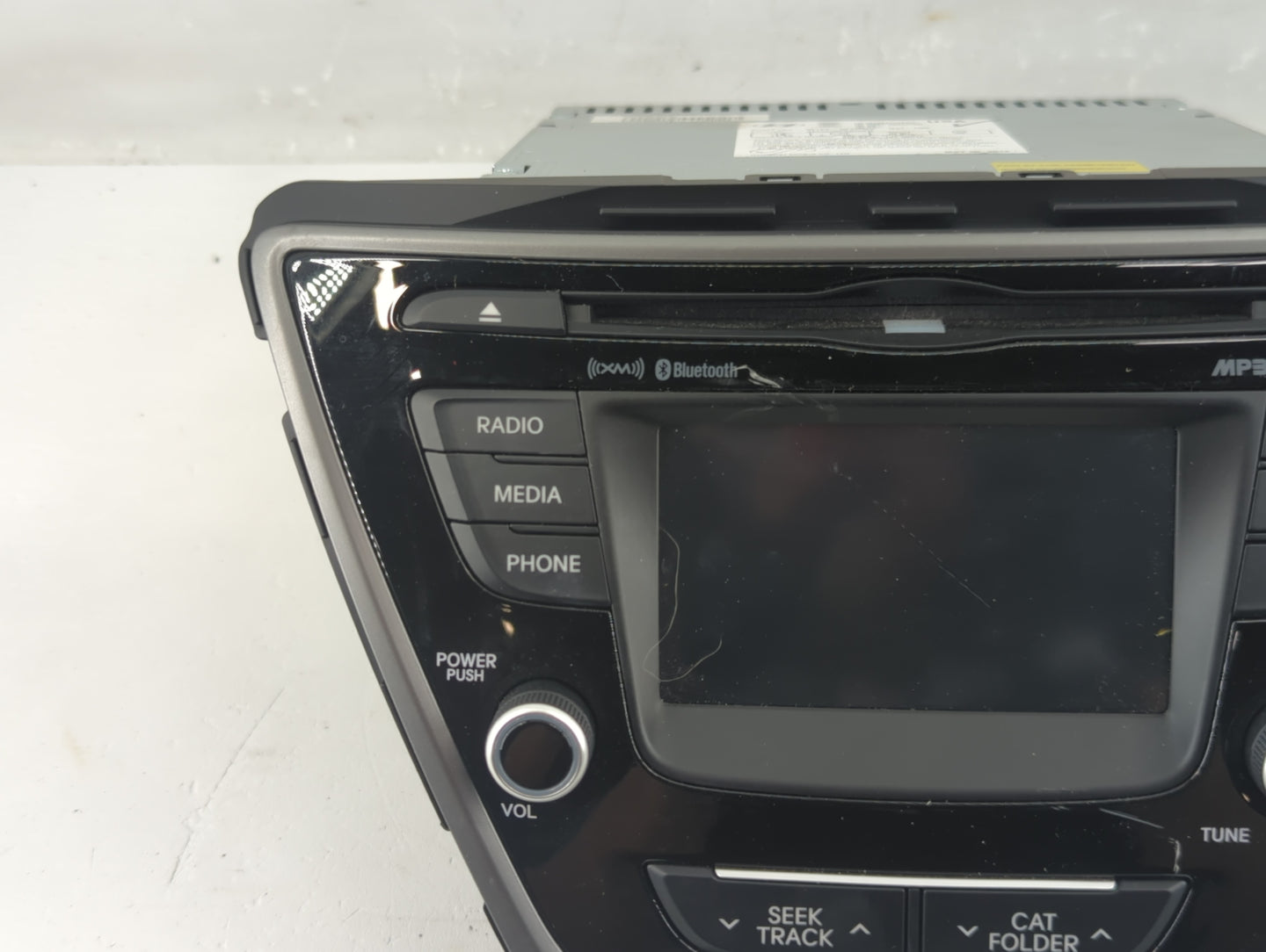 2014-2016 Hyundai Elantra Radio AM FM Cd Player Receiver Replacement P/N:96180-3X165GU Fits Fits 2014 2015 2016 OEM Used Aut