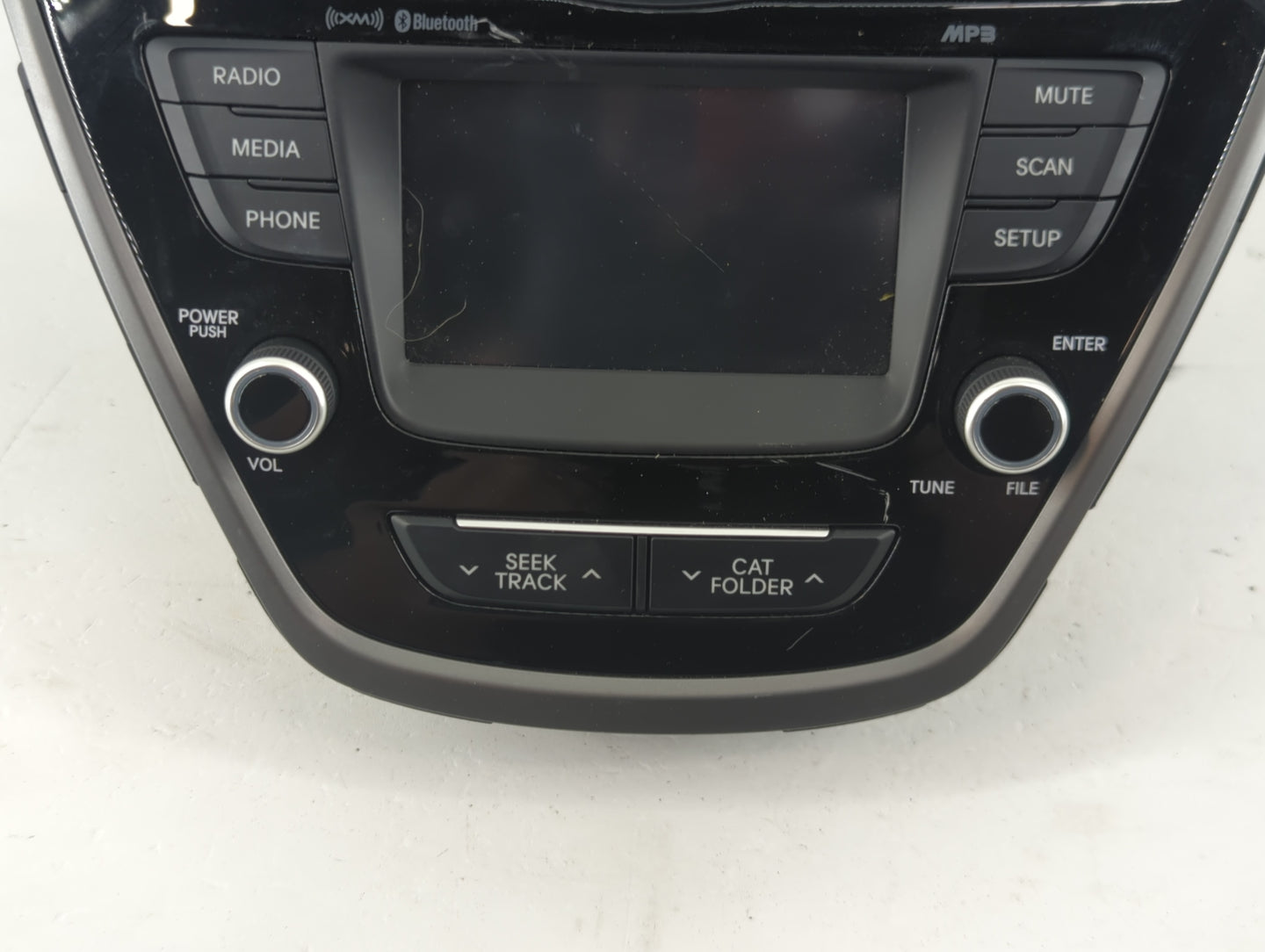 2014-2016 Hyundai Elantra Radio AM FM Cd Player Receiver Replacement P/N:96180-3X165GU Fits Fits 2014 2015 2016 OEM Used Aut