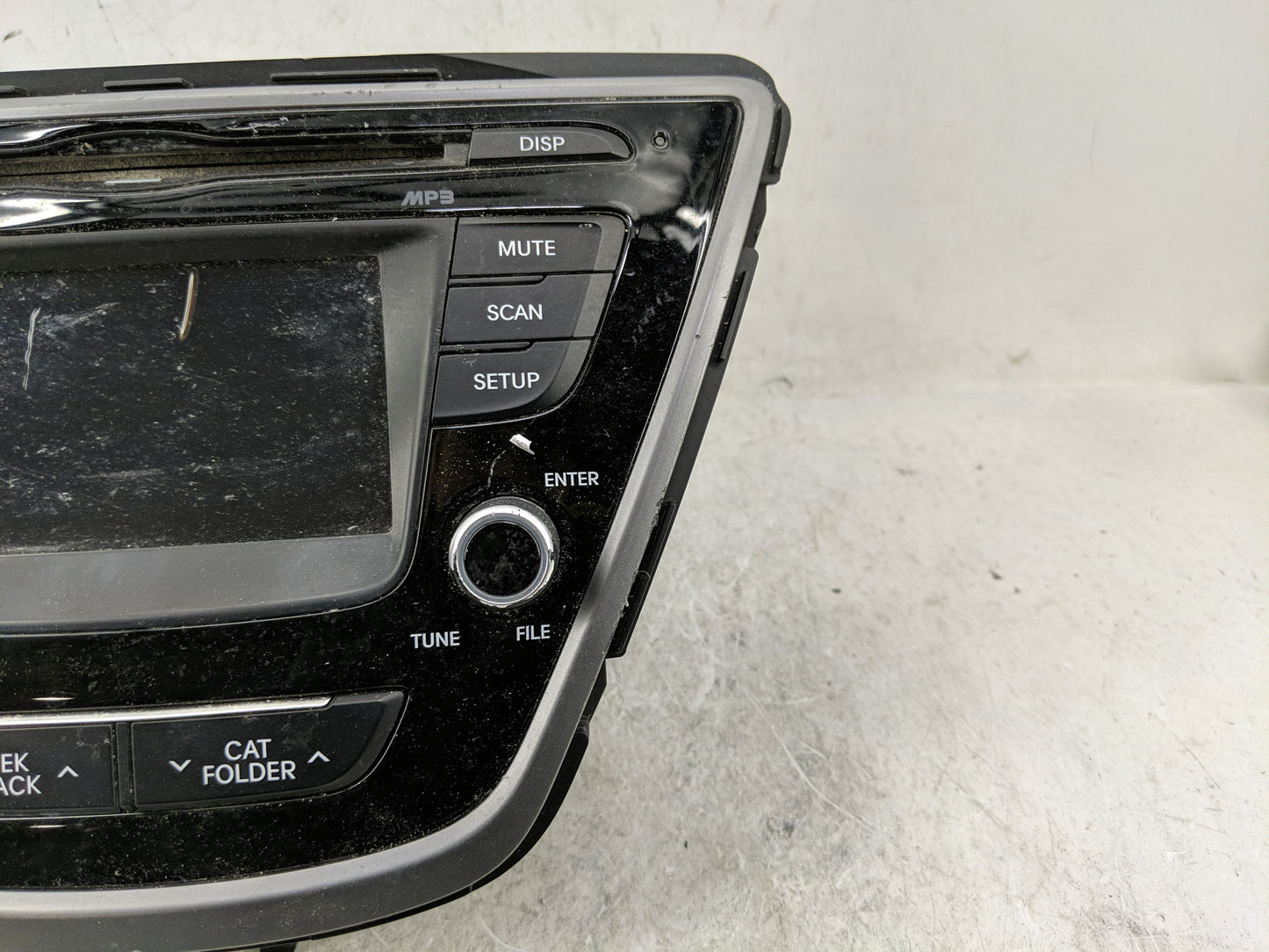 2014-2016 Hyundai Elantra Radio AM FM Cd Player Receiver Replacement P/N:96180-3X165GU Fits Fits 2014 2015 2016 OEM Used Aut
