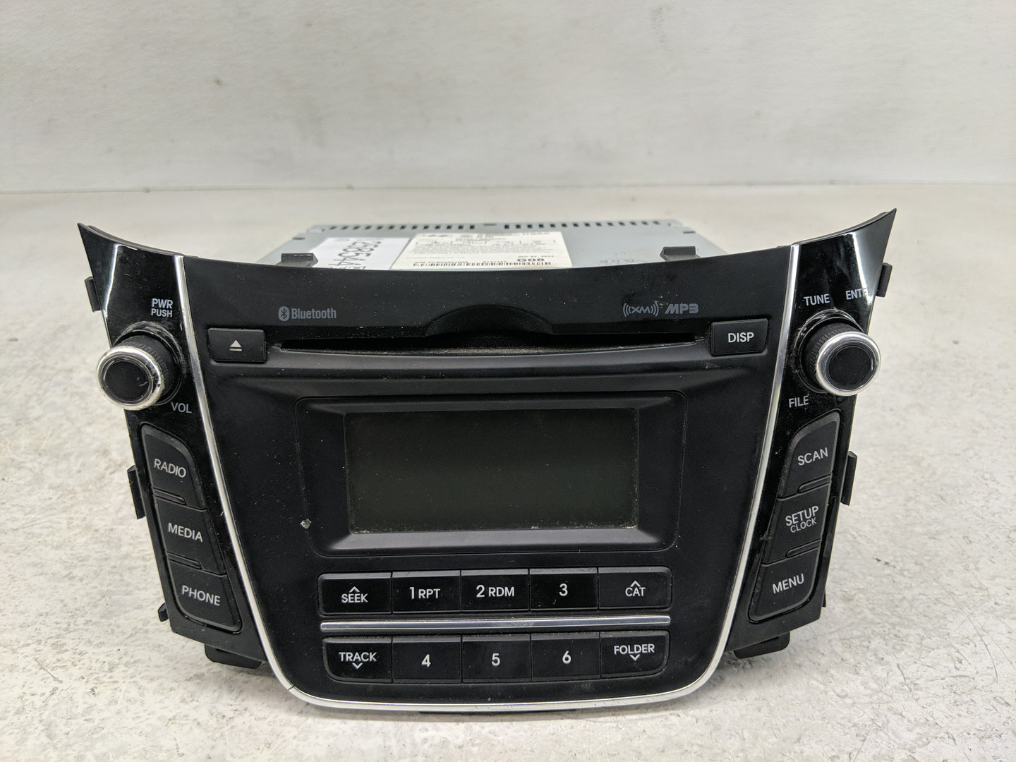 2014-2015 Hyundai Elantra Radio AM FM Cd Player Receiver Replacement P/N:96170-A5160GU Fits Fits 2014 2015 OEM Used Auto Par