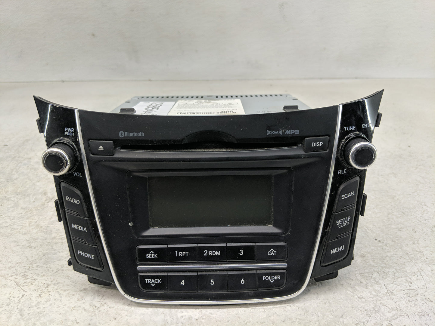 2014-2015 Hyundai Elantra Radio AM FM Cd Player Receiver Replacement P/N:96170-A5160GU Fits Fits 2014 2015 OEM Used Auto Par