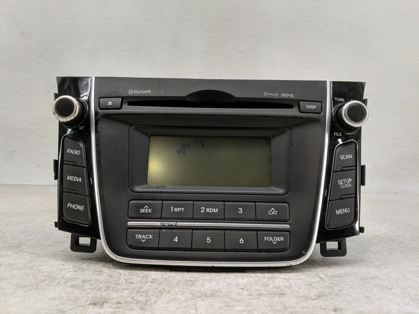 2014-2015 Hyundai Elantra Radio AM FM Cd Player Receiver Replacement P/N:96170-A5160GU Fits Fits 2014 2015 OEM Used Auto Par