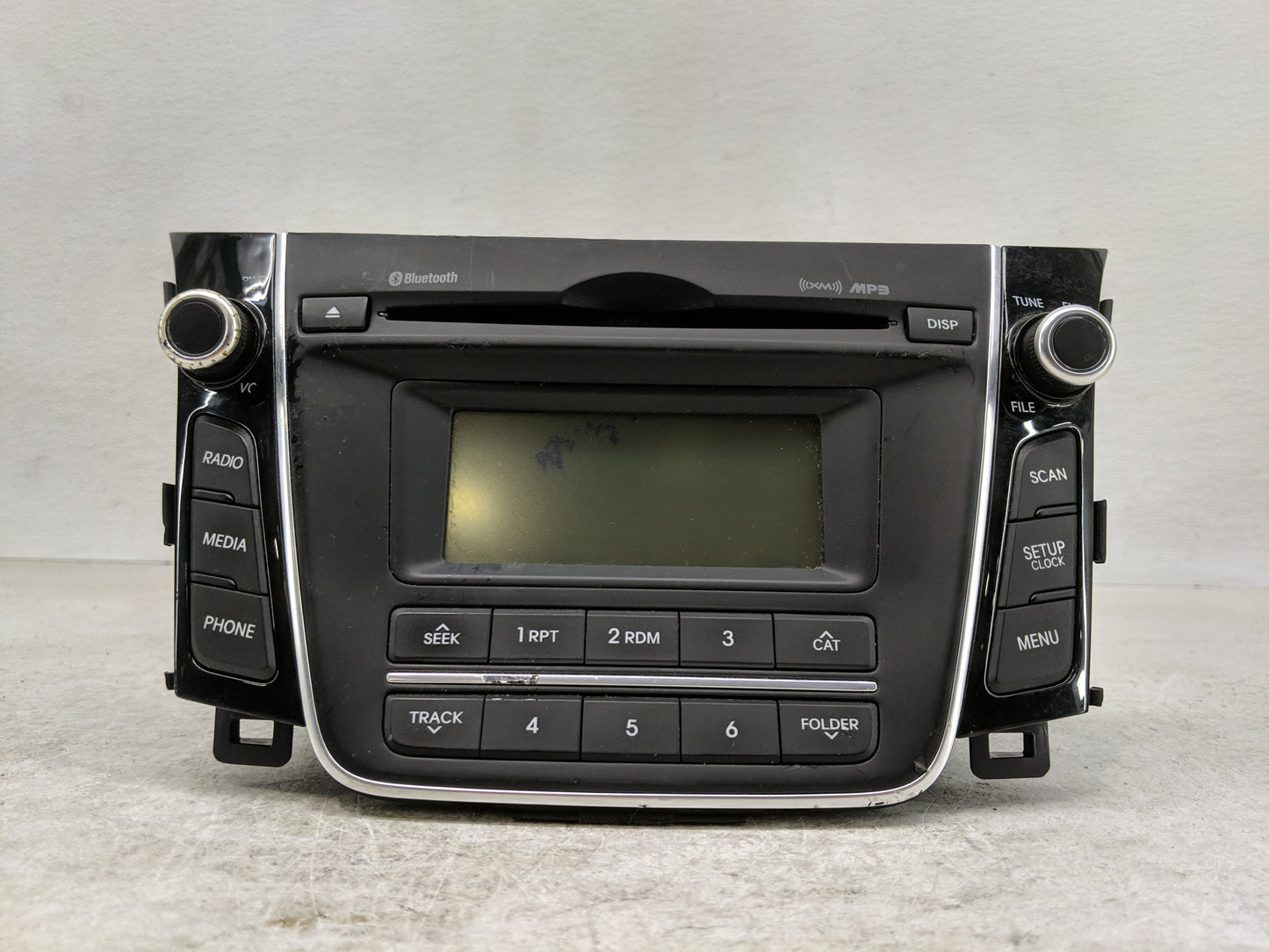2014-2015 Hyundai Elantra Radio AM FM Cd Player Receiver Replacement P/N:96170-A5160GU Fits Fits 2014 2015 OEM Used Auto Par