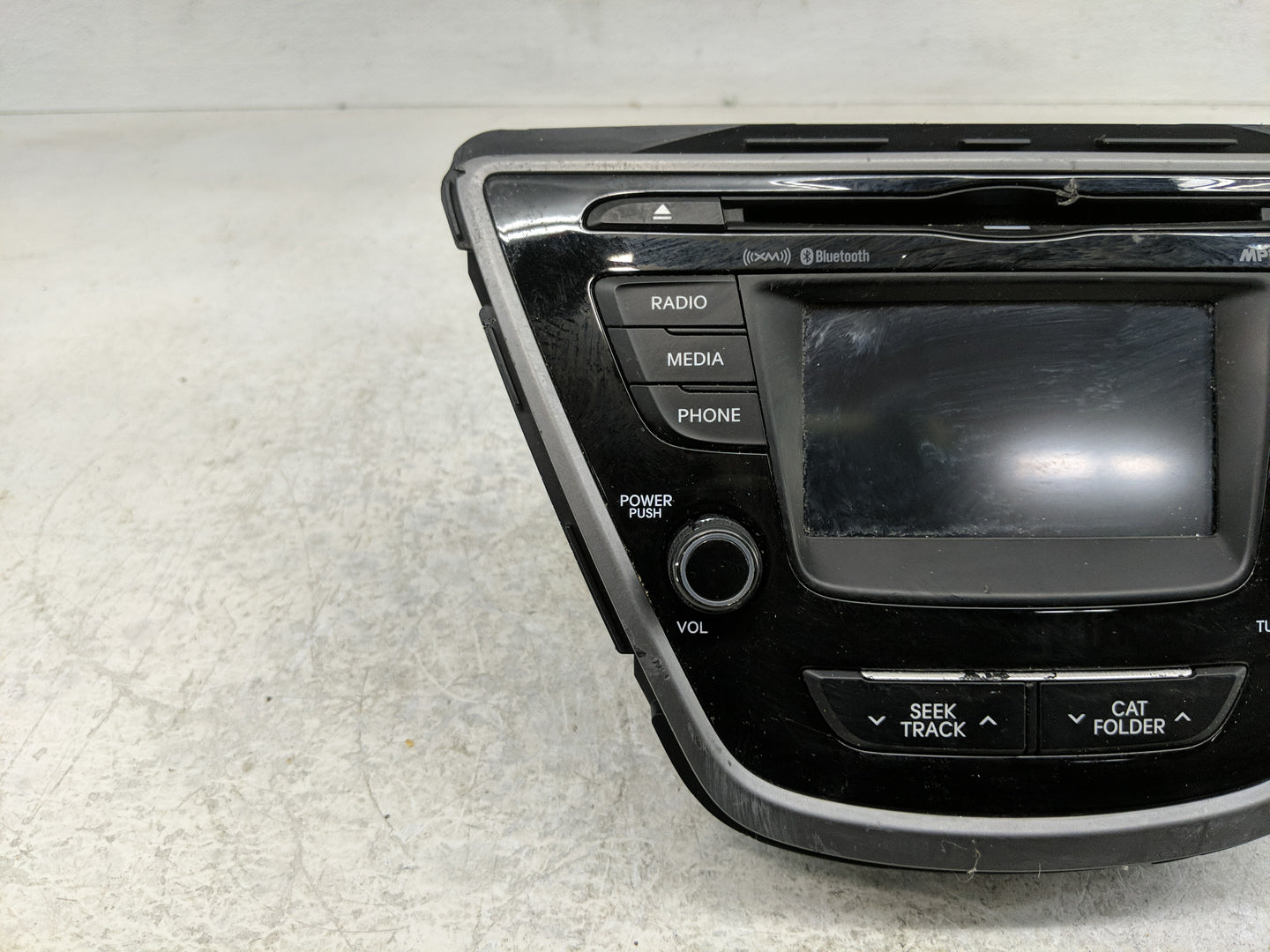 2014-2016 Hyundai Elantra Radio AM FM Cd Player Receiver Replacement P/N:96180-3X165GU Fits Fits 2014 2015 2016 OEM Used Aut