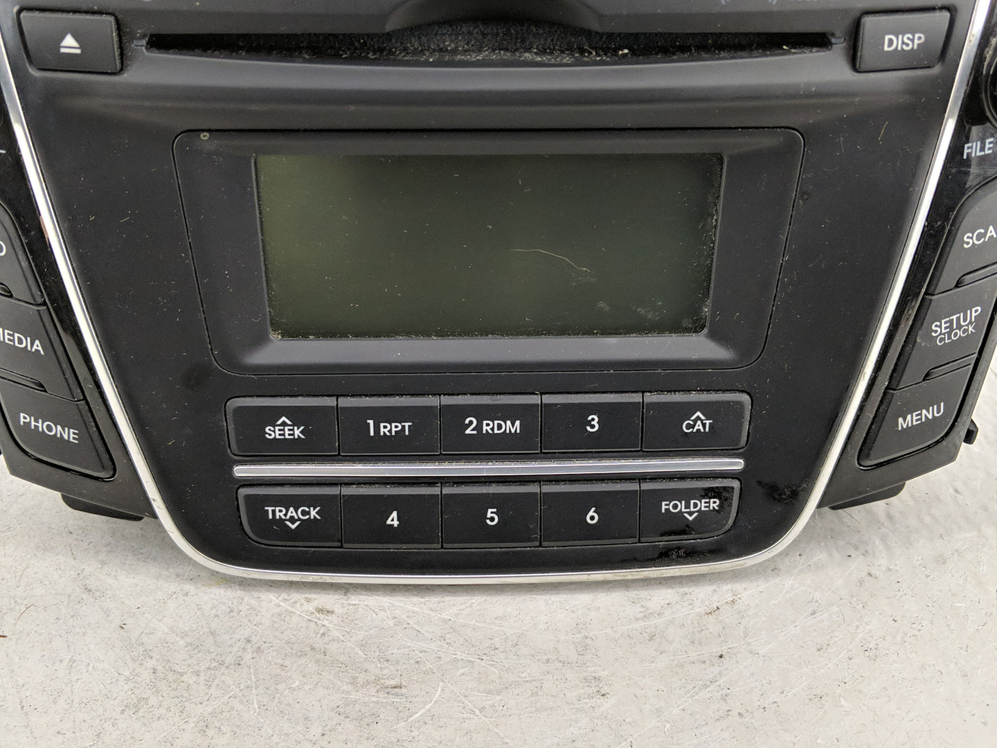 2013-2015 Hyundai Elantra Radio AM FM Cd Player Receiver Replacement P/N:96170-A5170GU Fits Fits 2013 2014 2015 OEM Used Aut