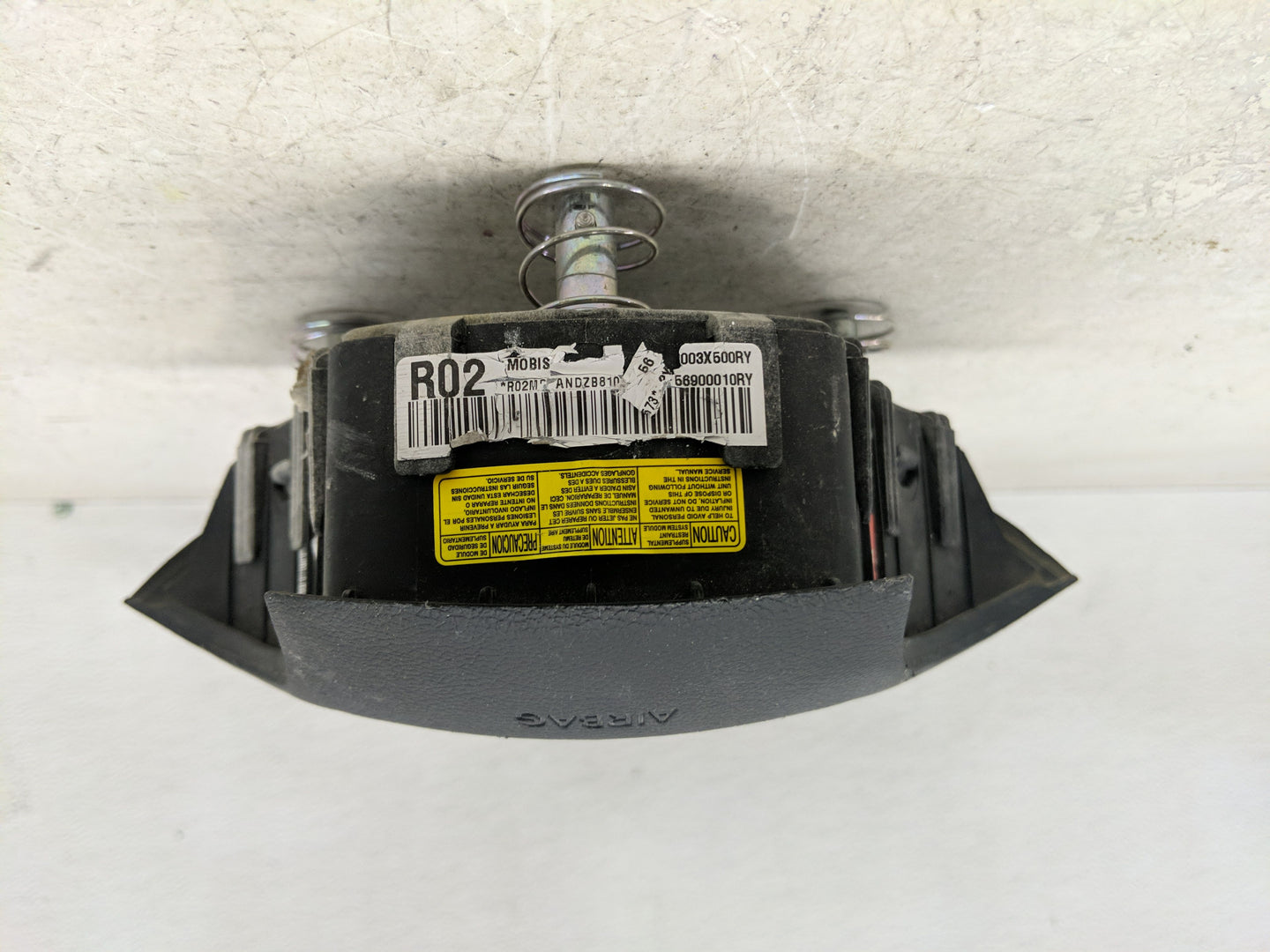 2014 Hyundai Elantra Air Bag Driver Left Steering Wheel Mounted Fits OEM Used Auto Parts - Oemusedautoparts1.com