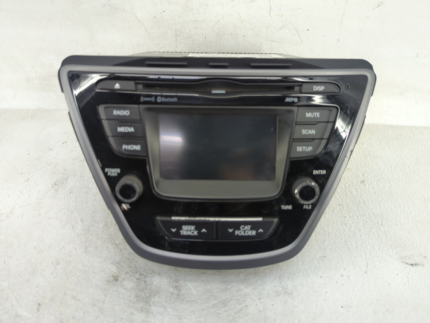 2013-2015 Hyundai Elantra Radio AM FM Cd Player Receiver Replacement P/N:96180-3X175GU Fits Fits 2013 2014 2015 OEM Used Aut