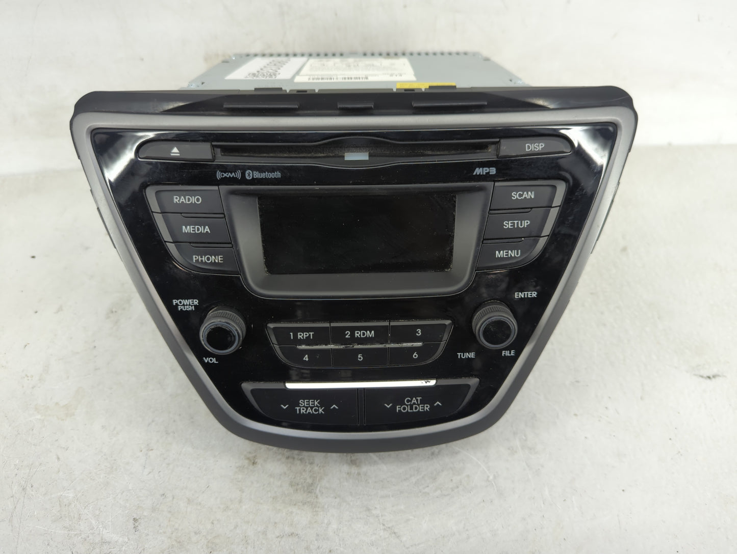 2014-2015 Hyundai Elantra Radio AM FM Cd Player Receiver Replacement P/N:96170-3X166GU Fits Fits 2014 2015 OEM Used Auto Par