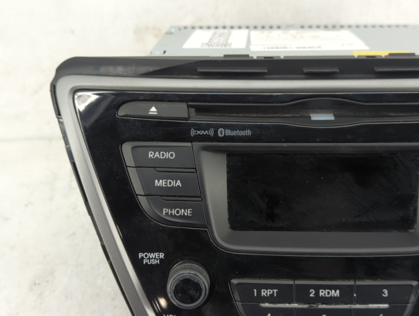 2014-2015 Hyundai Elantra Radio AM FM Cd Player Receiver Replacement P/N:96170-3X166GU Fits Fits 2014 2015 OEM Used Auto Par