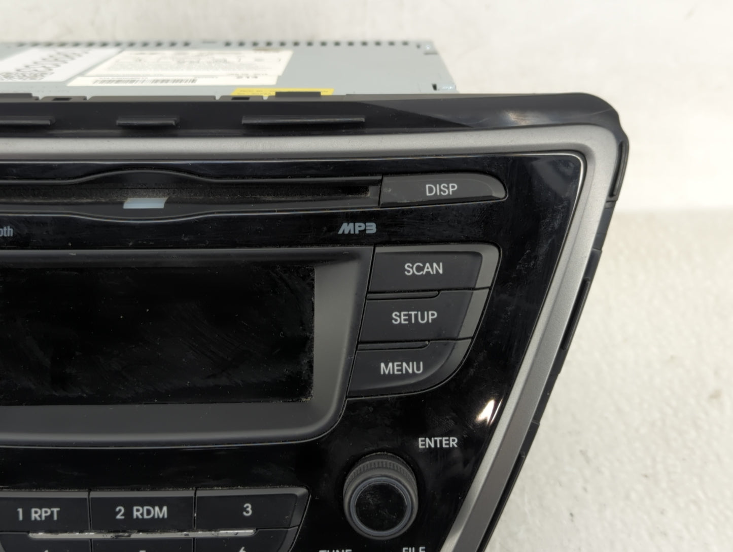 2014-2015 Hyundai Elantra Radio AM FM Cd Player Receiver Replacement P/N:96170-3X166GU Fits Fits 2014 2015 OEM Used Auto Par